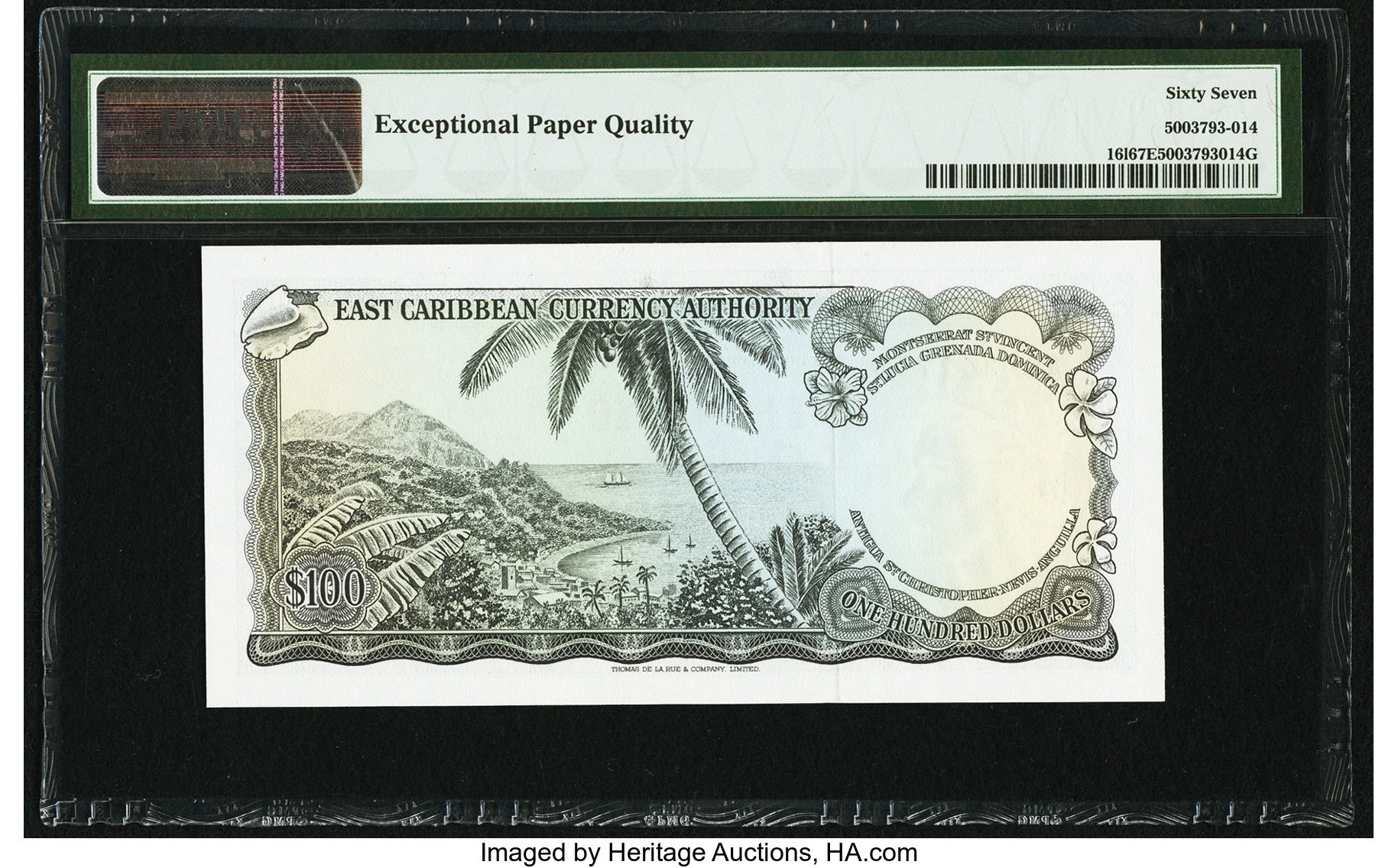 image for: East Caribbean States  100 dollars (B104cv)