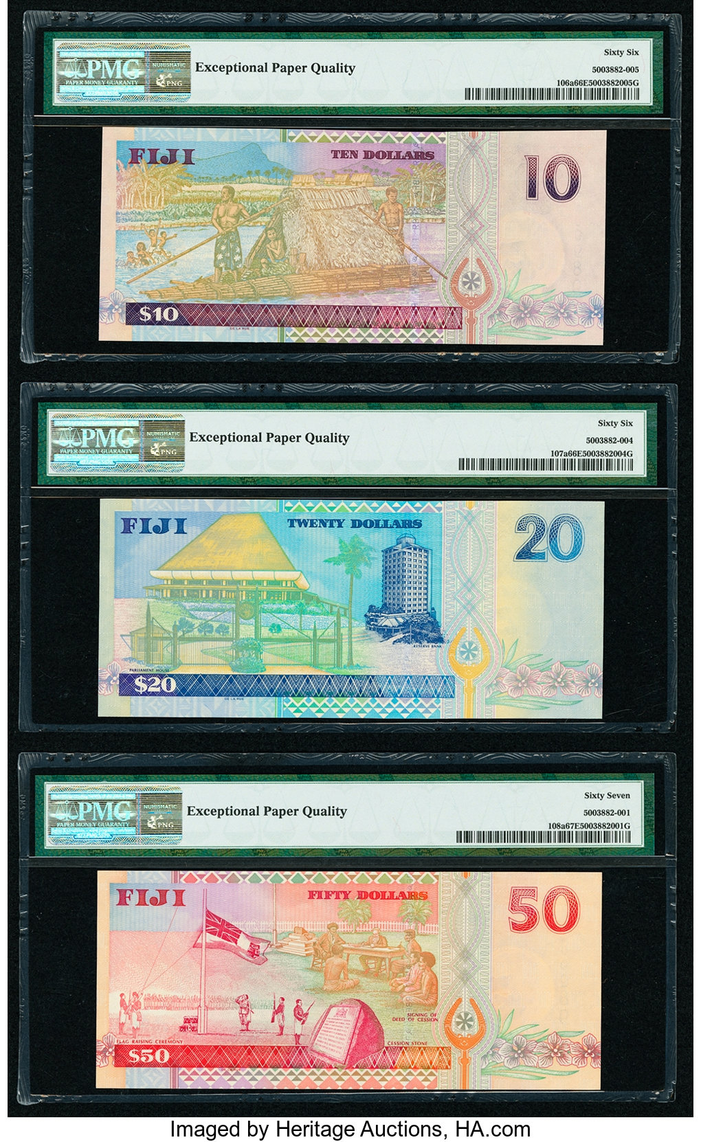 image for: Fiji  50 dollars (B513b)