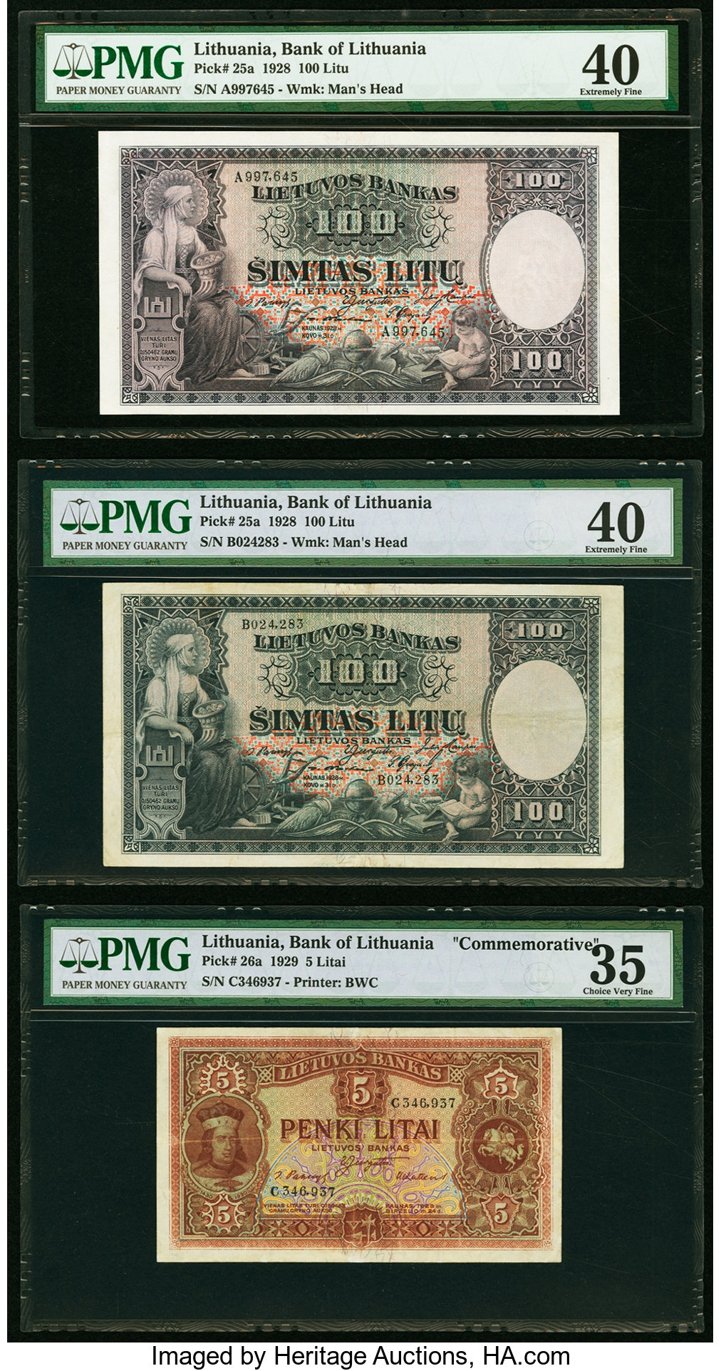 image for: Lithuania  5 litai(B128as1)