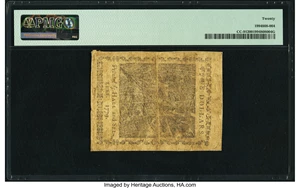 image for: Continental Currency January 14, 1779 $5 PMG Very Fine 20....