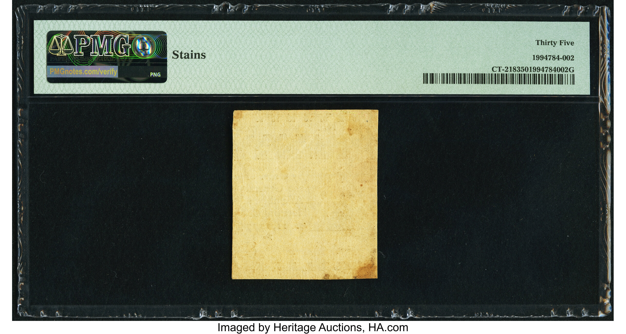 image for: Connecticut October 11, 1777 7d PMG Choice Very Fine 35....