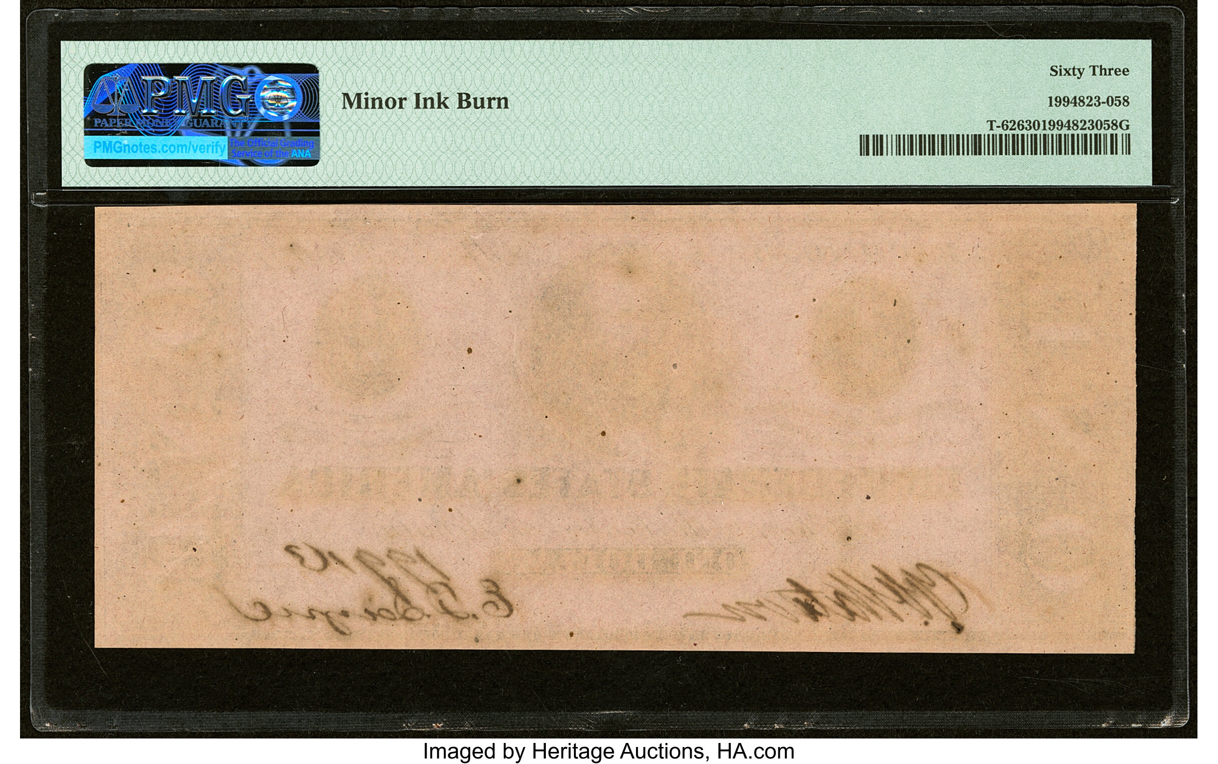 image for: T62 $1 1863 PF-1 Cr. 474 PMG Choice Uncirculated 63....