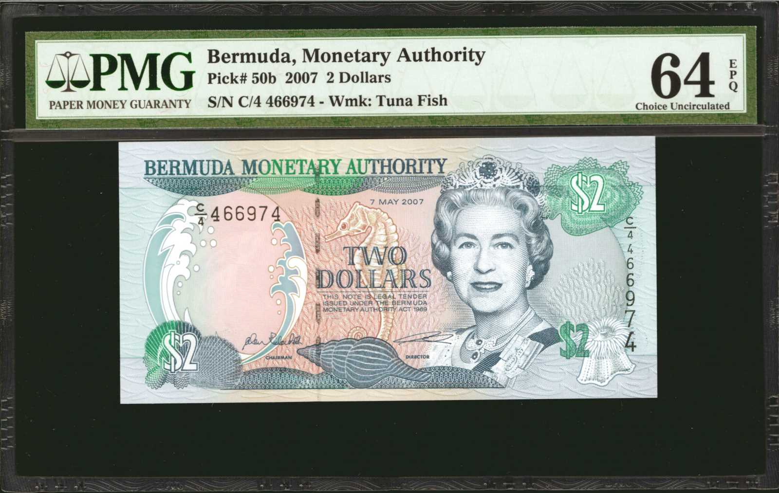 image for: Bermuda  2 dollars (B222z)