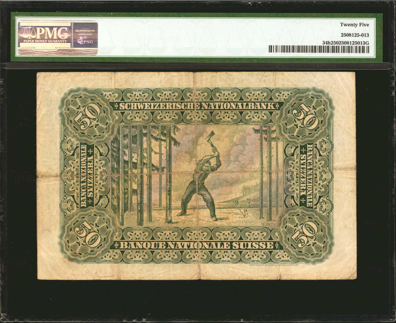 image for: Switzerland  50 francs(B312b)