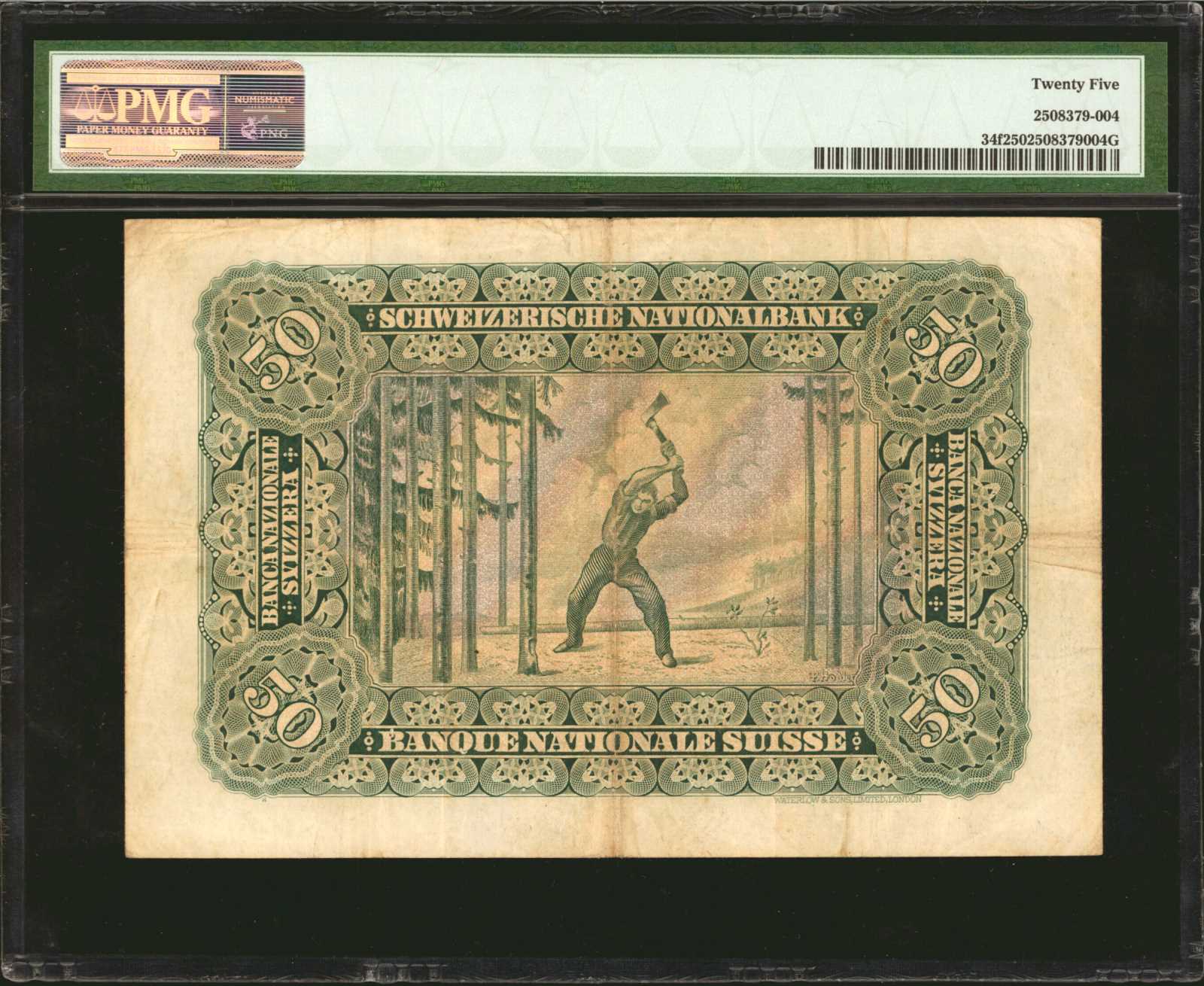 image for: Switzerland  50 francs(B312q)