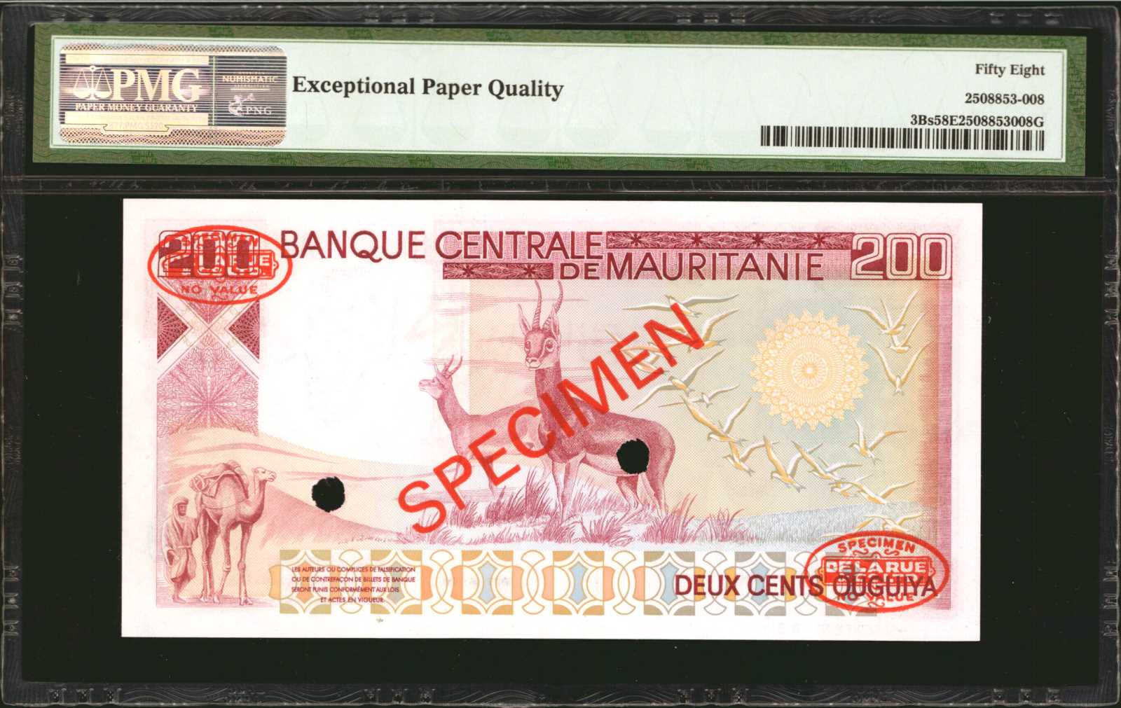 image for: Mauritania  1,000 ouguiya(B110s1)