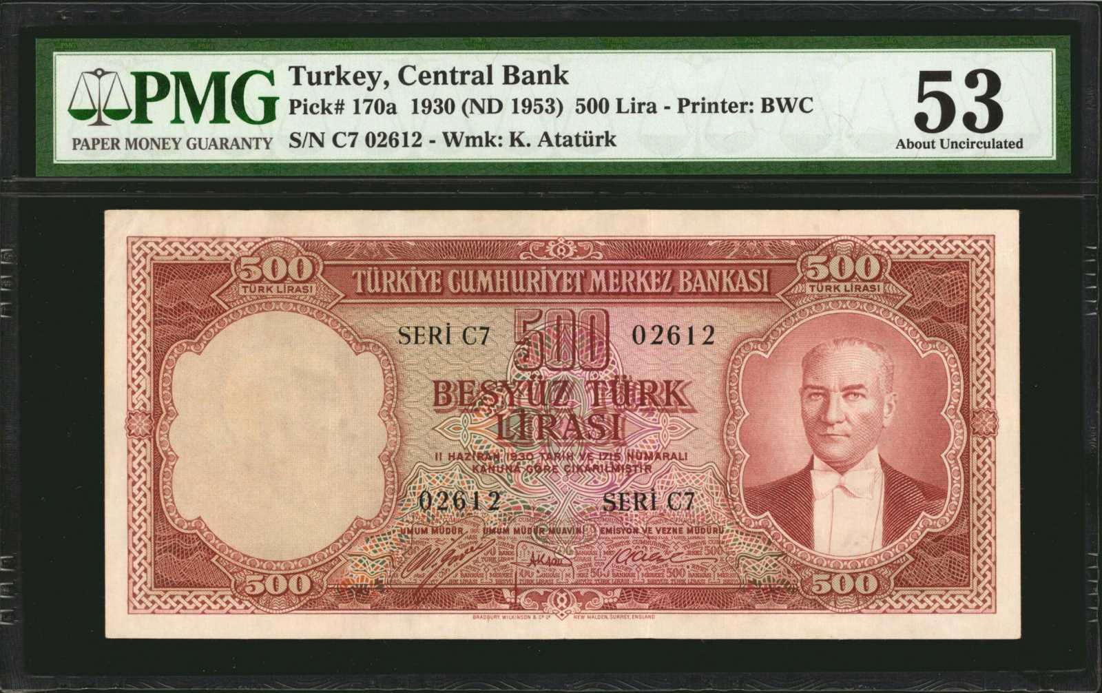 image for: Turkey  500 T?rk liras? (B254at)