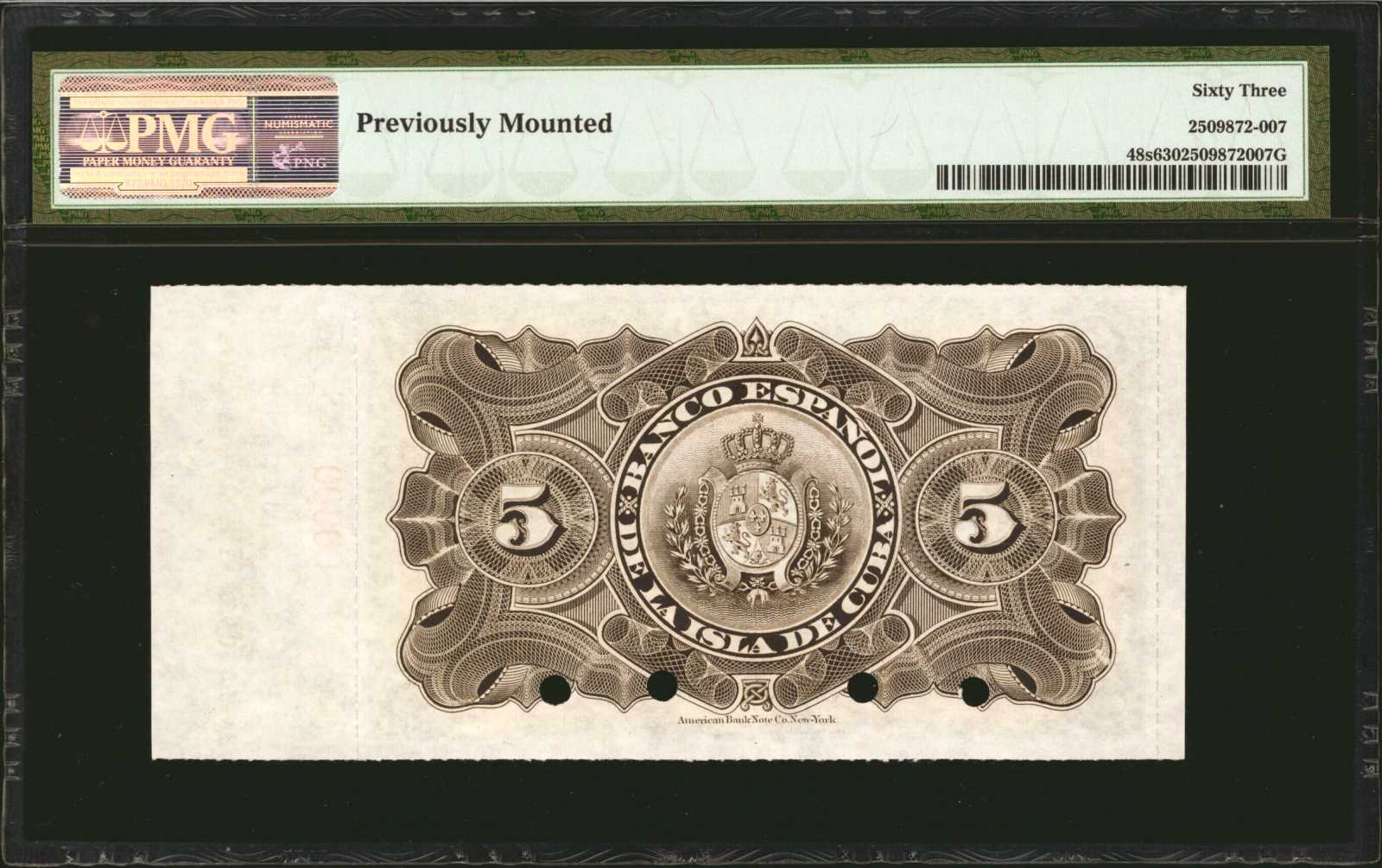image for: Cuba  5 pesos (B306cs)