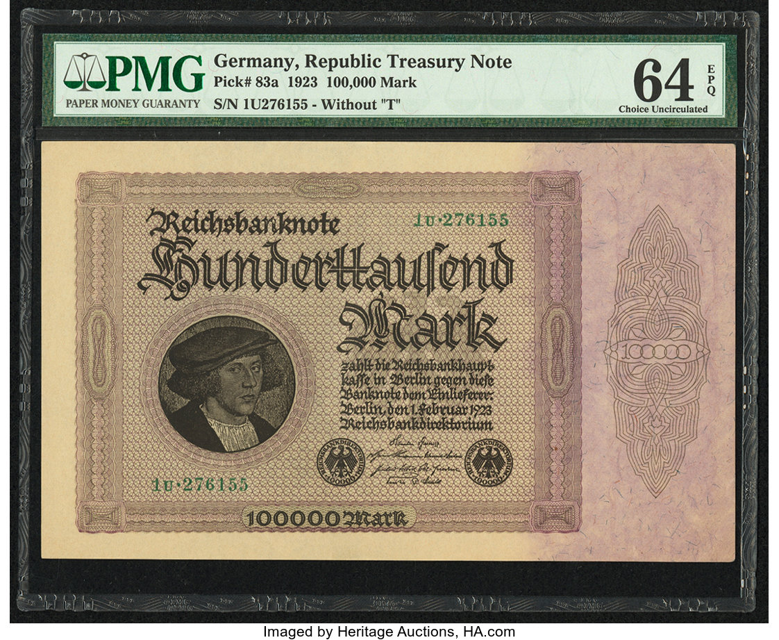 image for: Germany  100,000 mark (B242b)