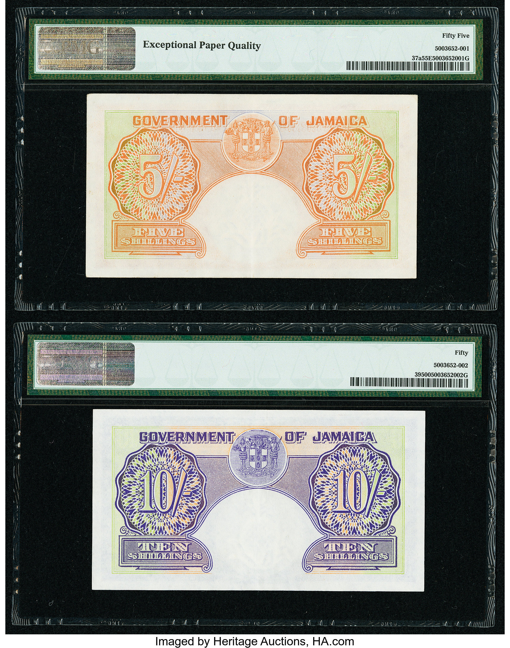 image for: Jamaica  5 shillings (B106b)