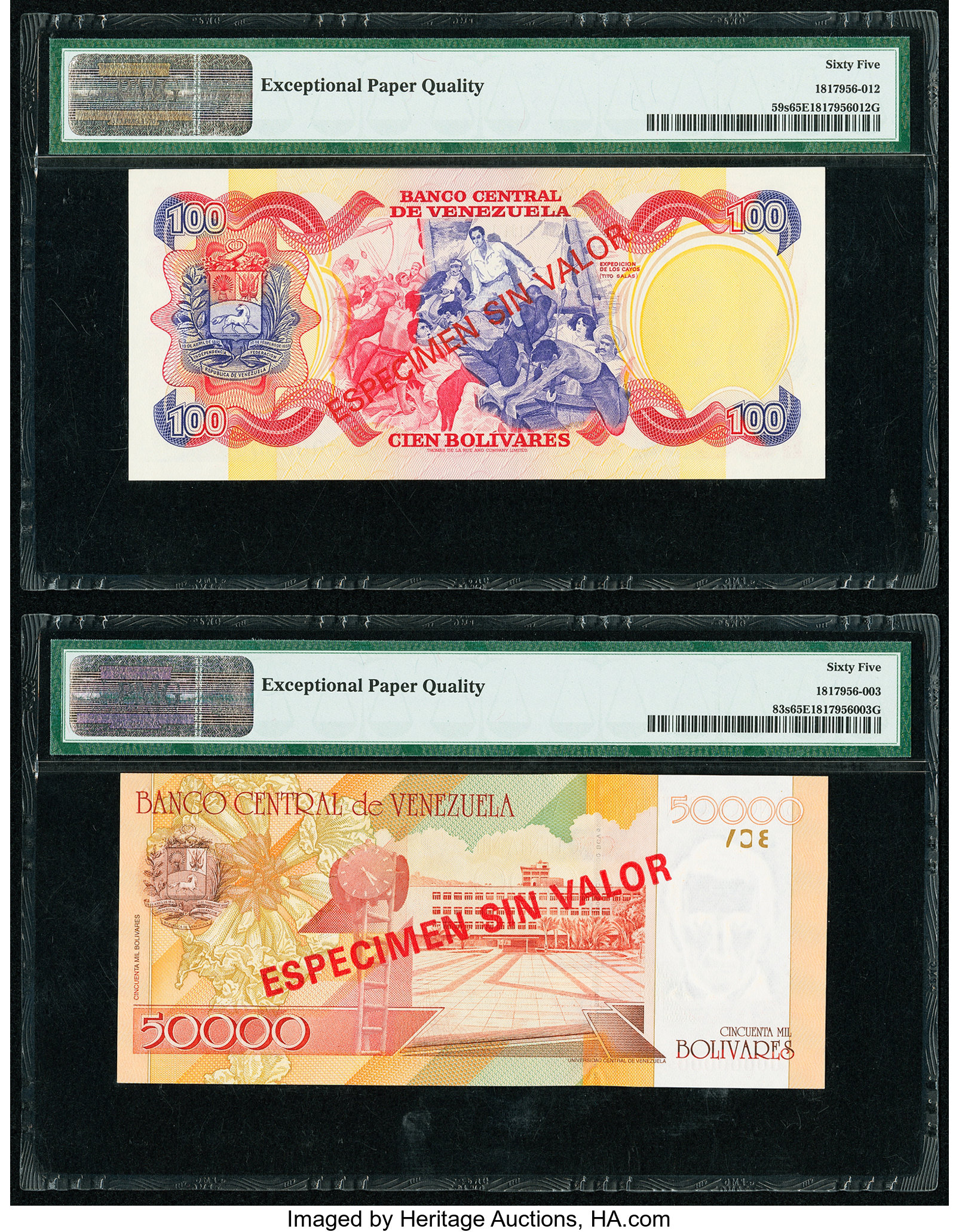 image for: Venezuela  100 bol?vares(B339a)