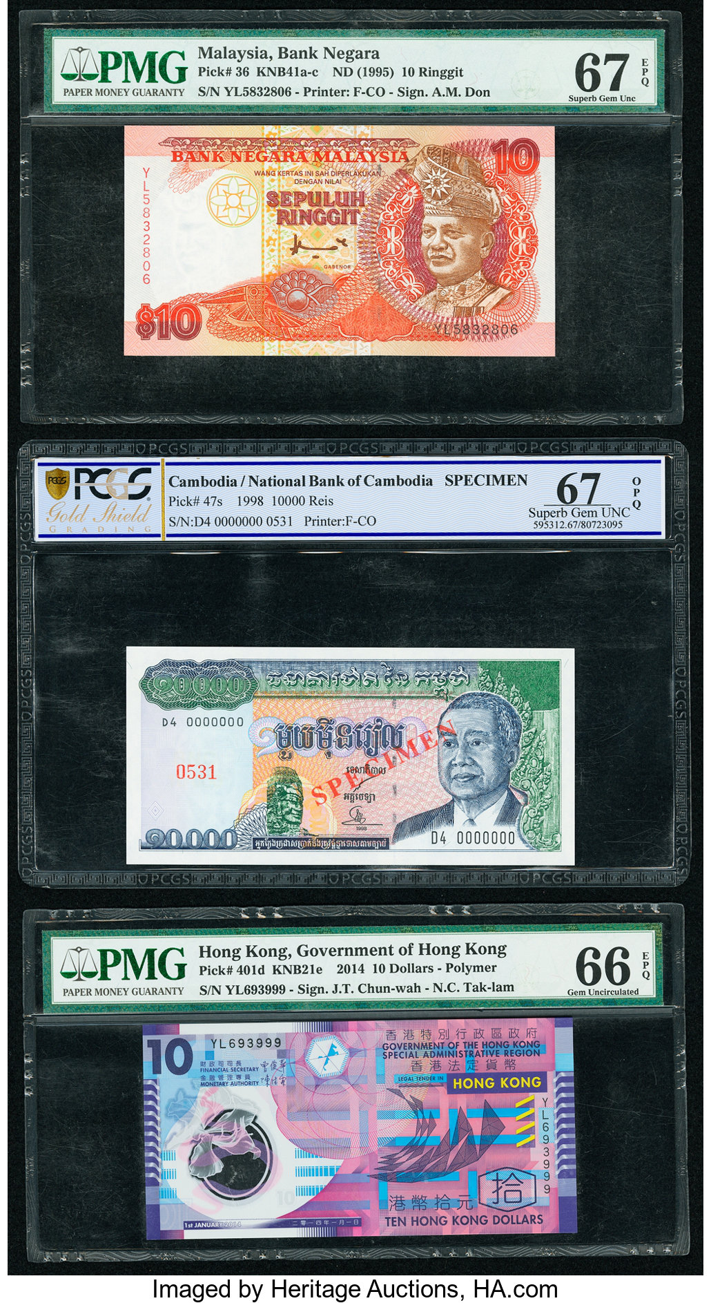 image for: Cambodia  10,000 ??? (riels) (B410cs)