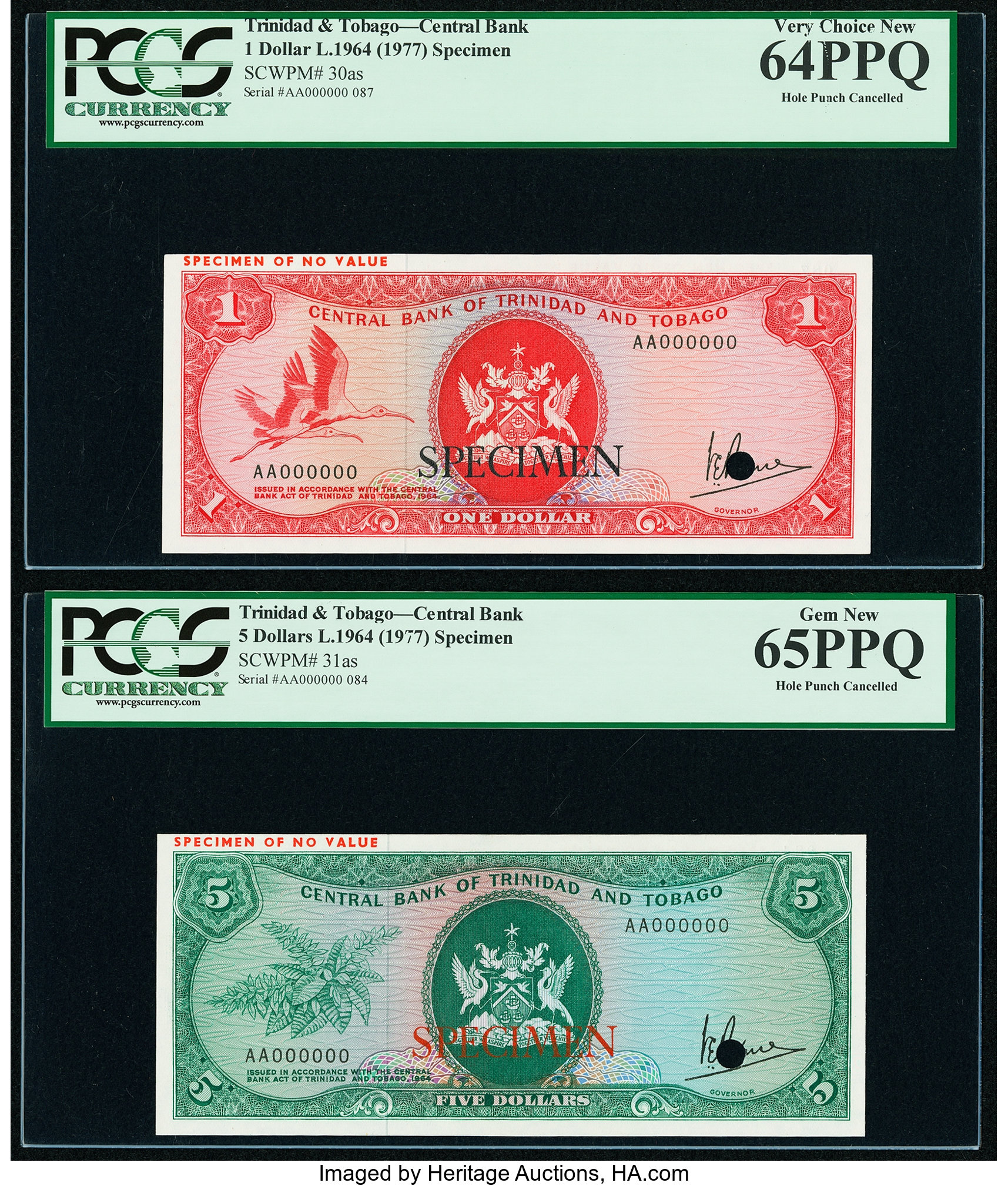image for: Trinidad and Tobago  20 dollars (B208bs)