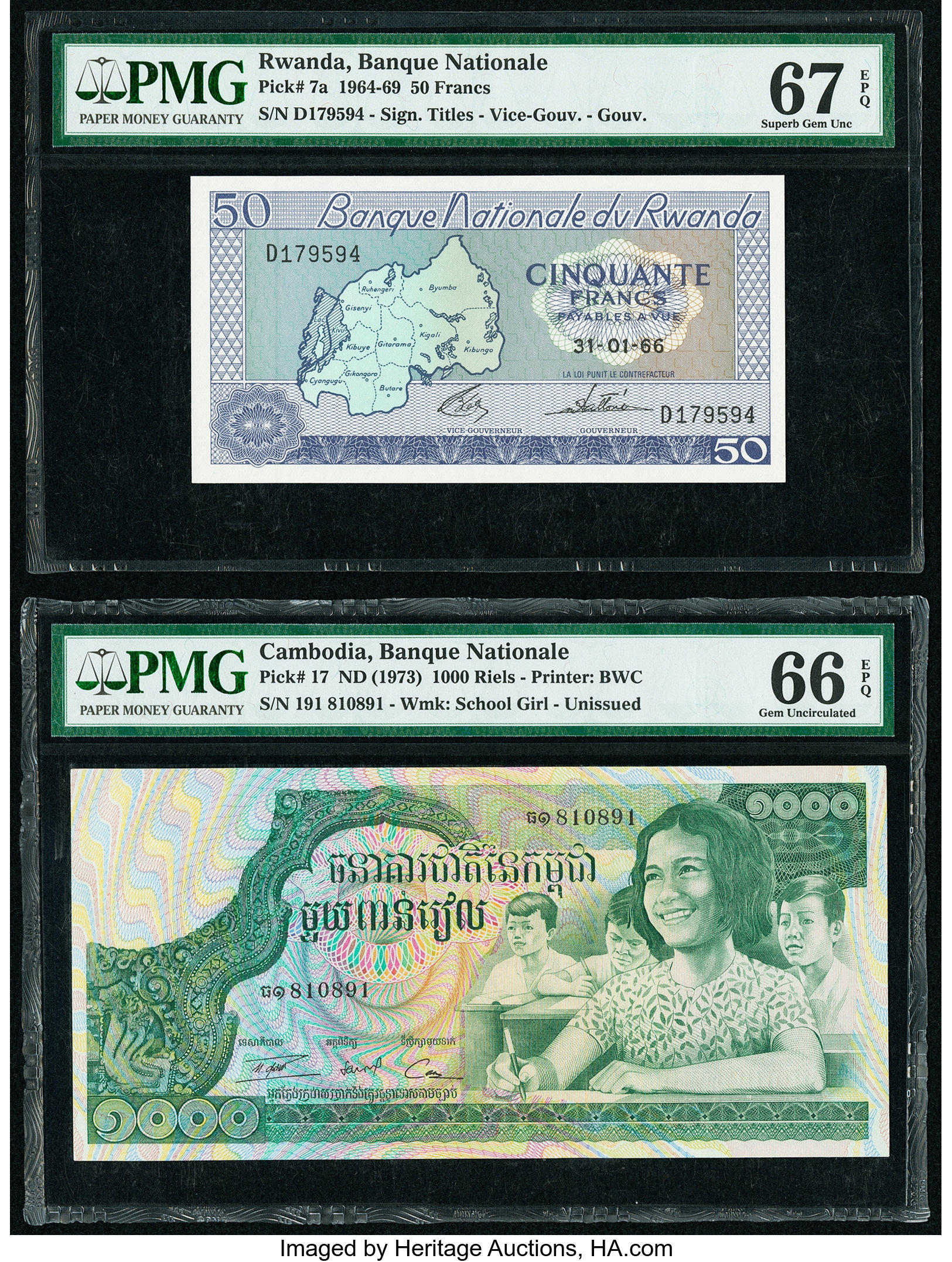 image for: Rwanda  50 francs(B107e)