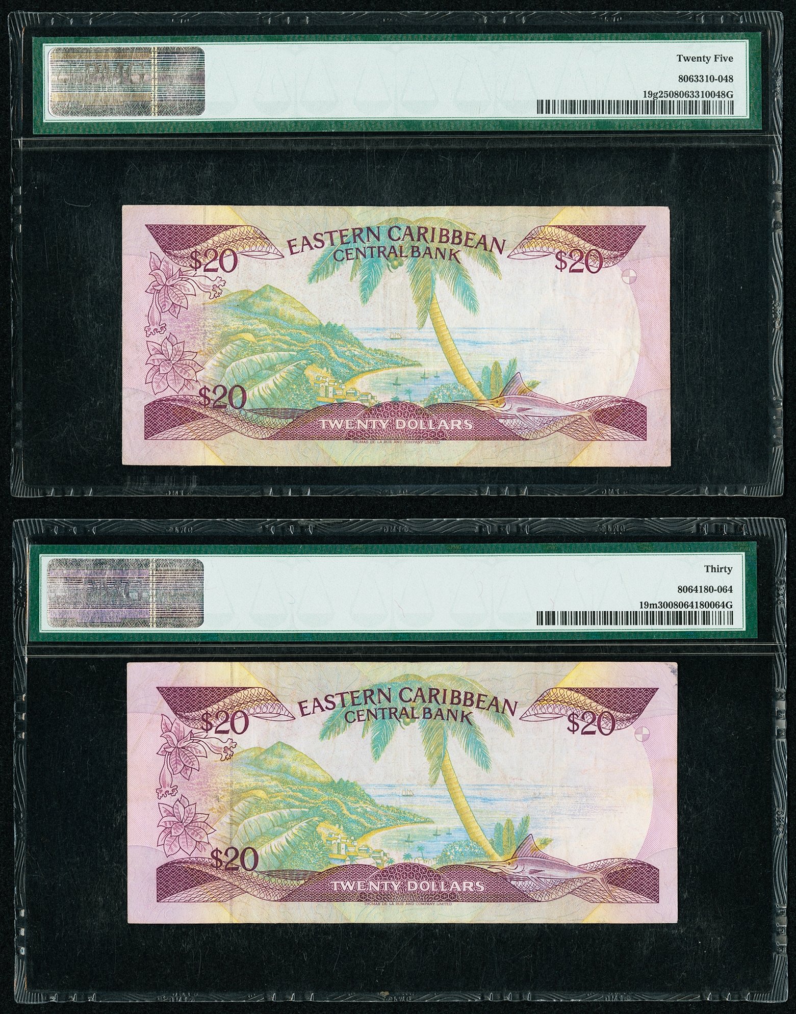 image for: East Caribbean States  20 dollars (B203l)