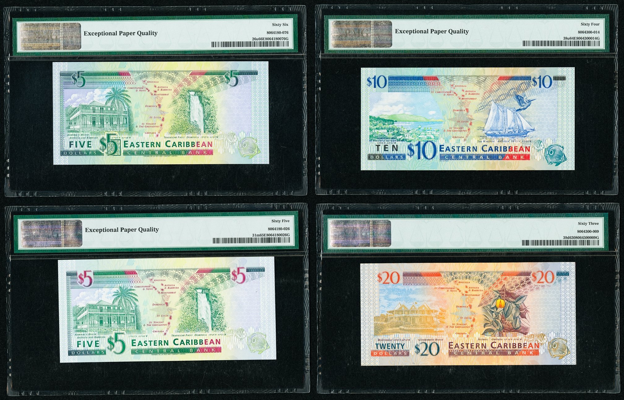image for: East Caribbean States  20 dollars (B223d)