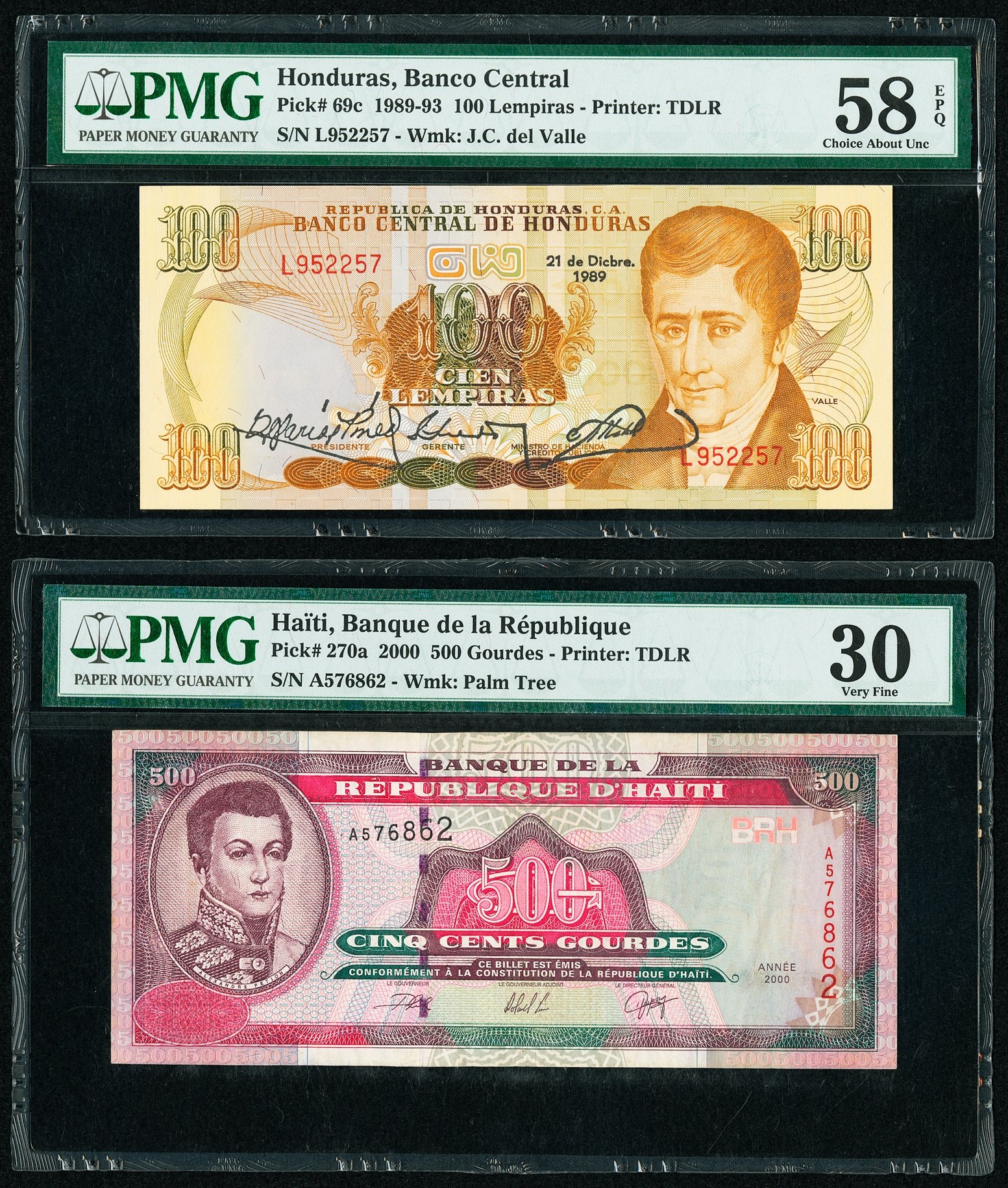 image for: Honduras  100 lempiras (B333m)