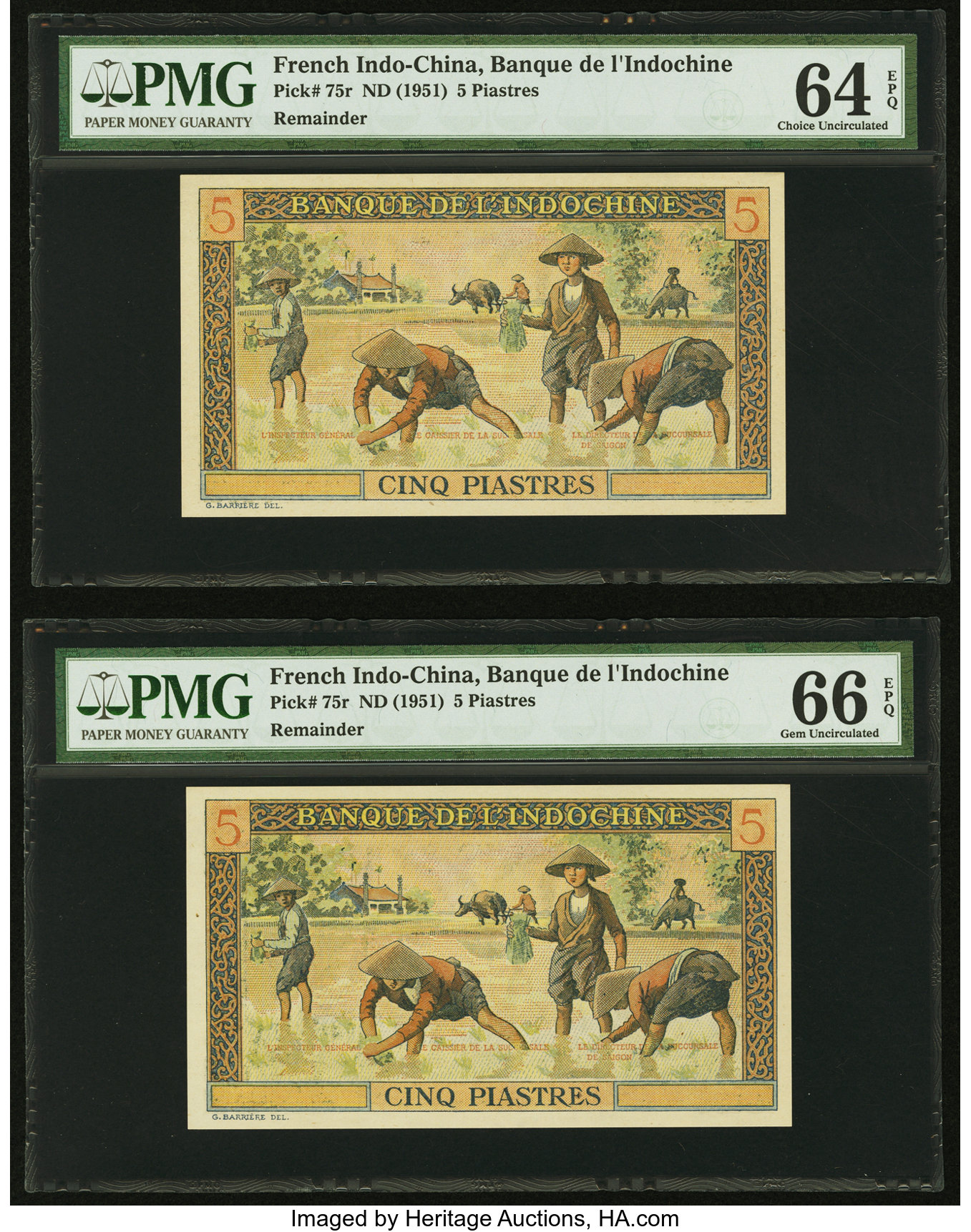 image for: French Indo-China  1 piastre(B160as2)