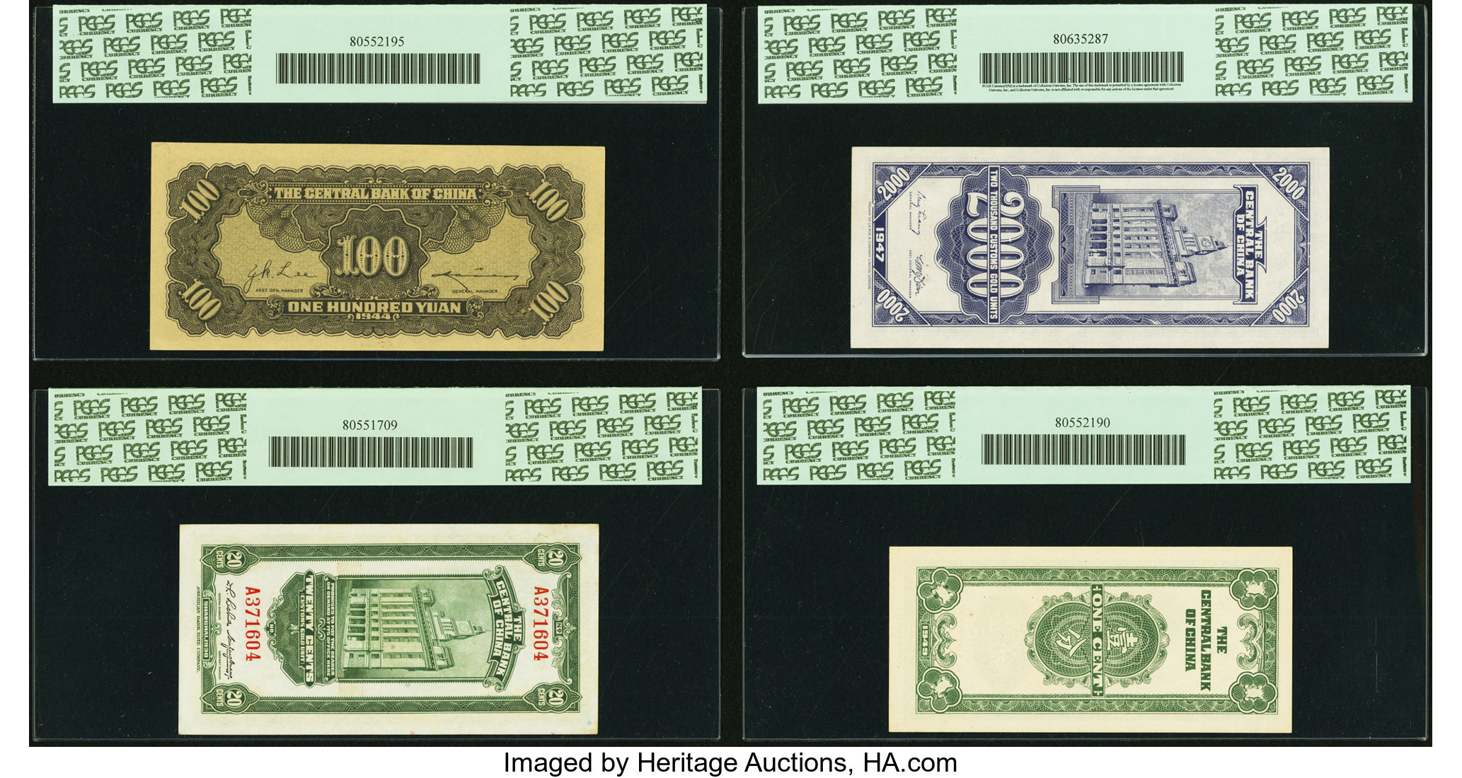 image for: China National Banks  20 cents(B3287a)