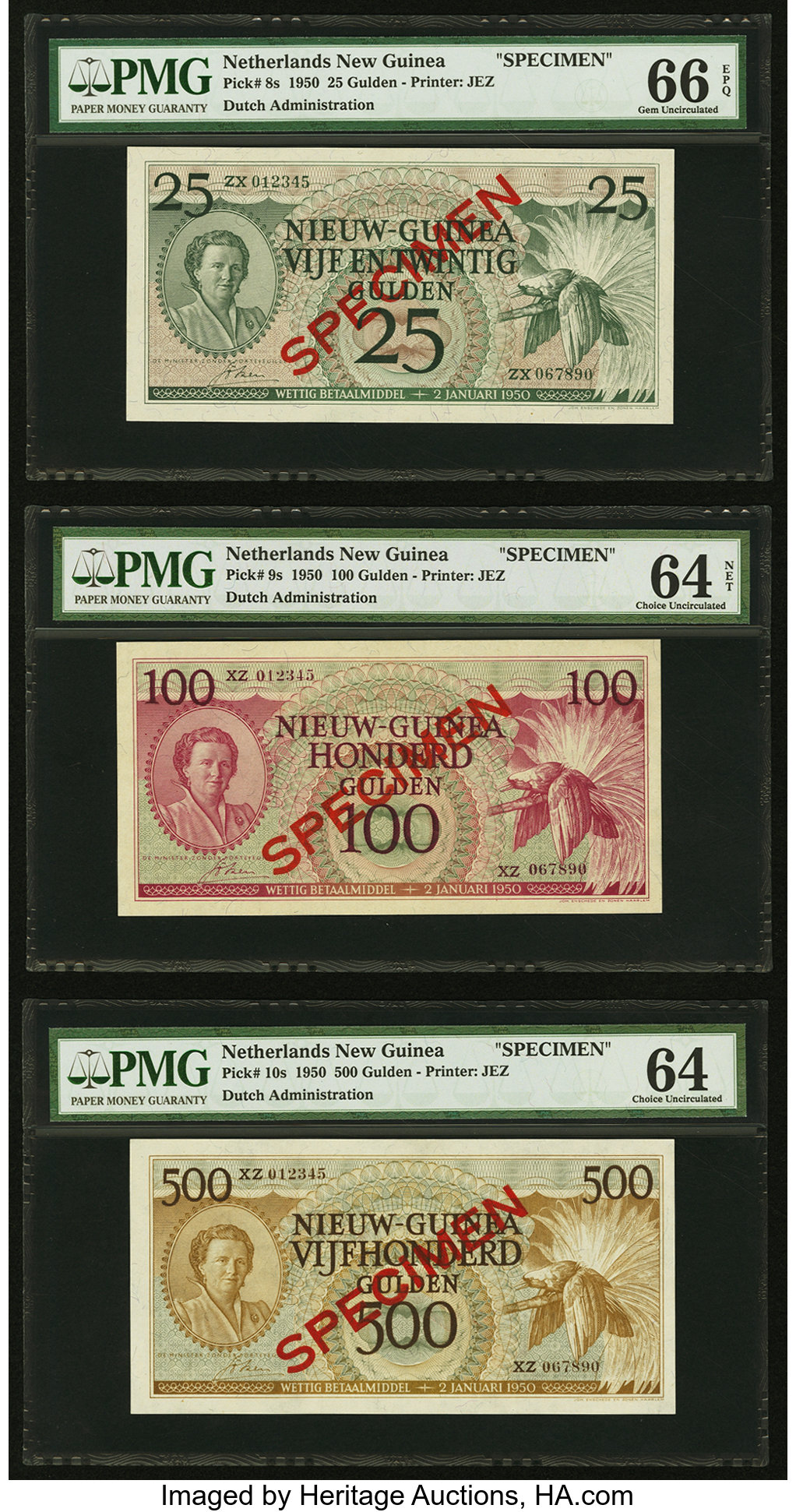 image for: Netherlands New Guinea  500 gulden (guilders)(B107a)