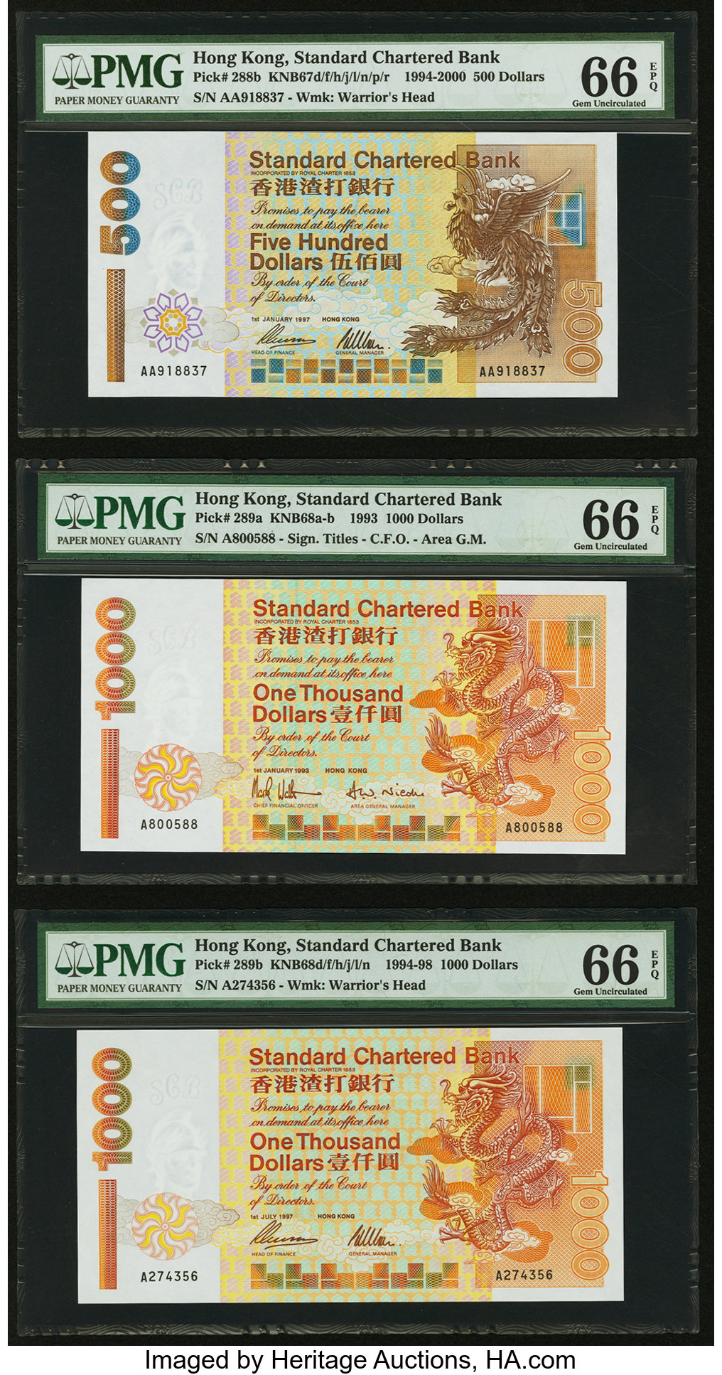 image for: Hong Kong  500 dollars (B411j)