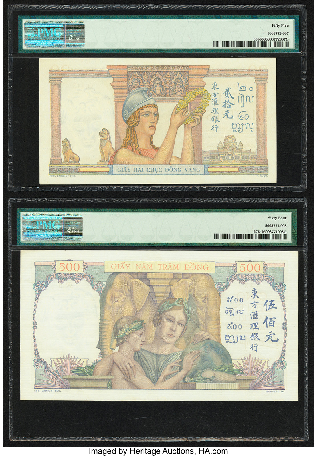 image for: French Indo-China  20 piastres(B143a)