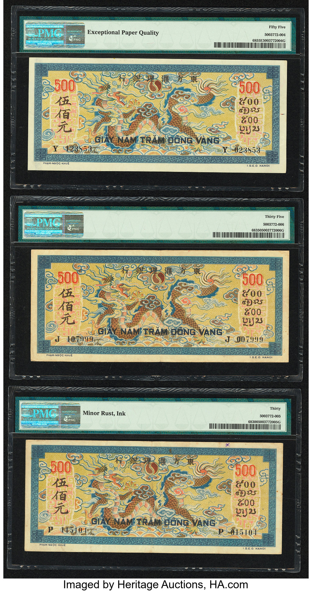 image for: French Indo-China  500 piastres(B158ar)