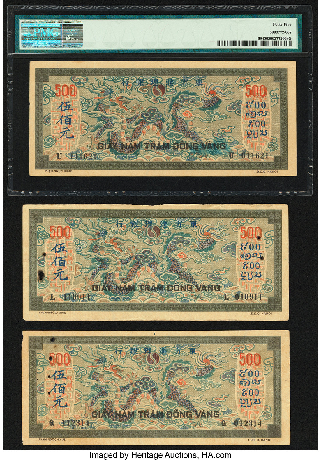 image for: French Indo-China  500 piastres(B159a)