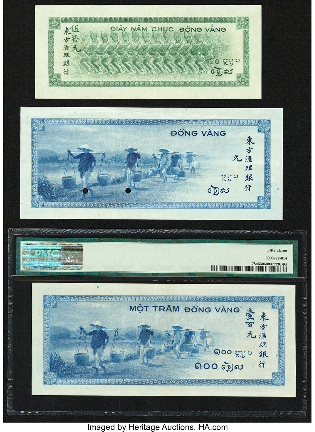 image for: French Indo-China  100 piastres(B162as2)