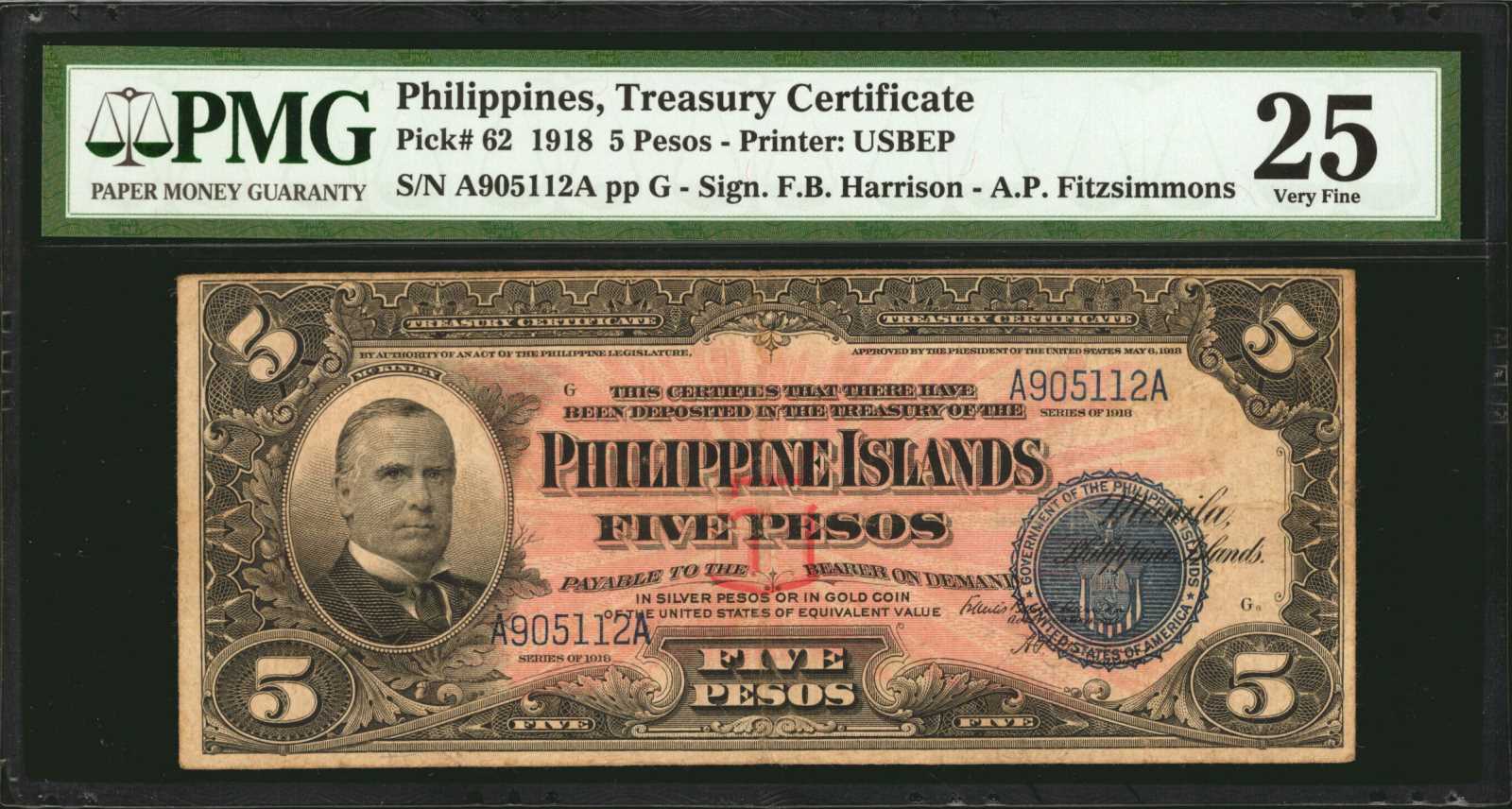 image for: Philippines  5 pesos (B518a)