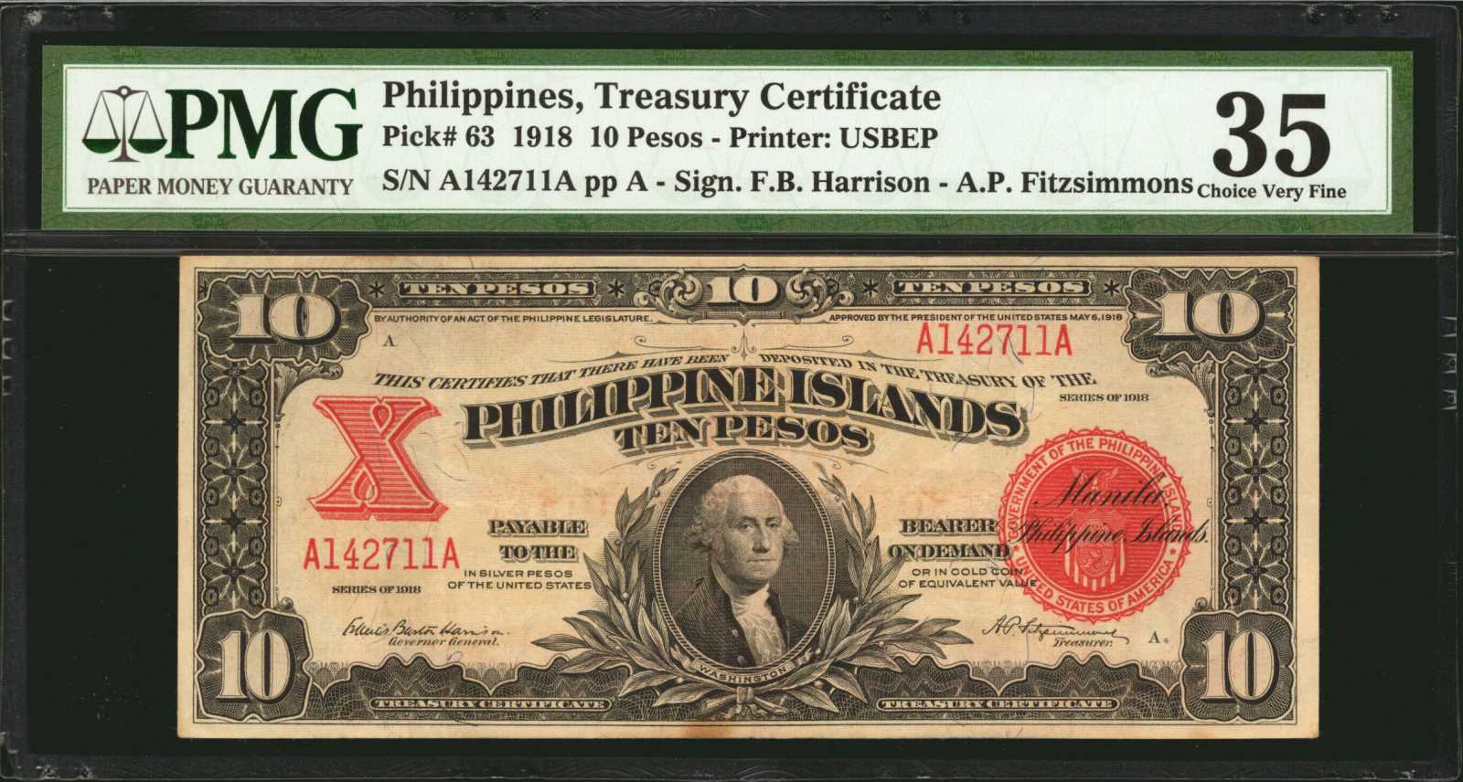 image for: Philippines  10 pesos (B519a)