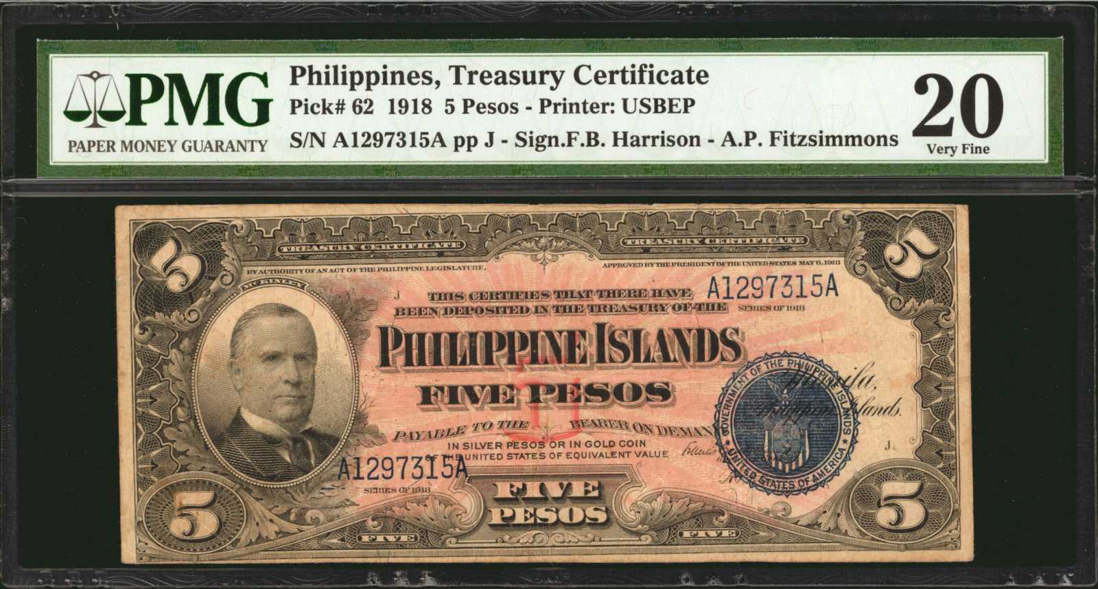 image for: Philippines  5 pesos (B518a)