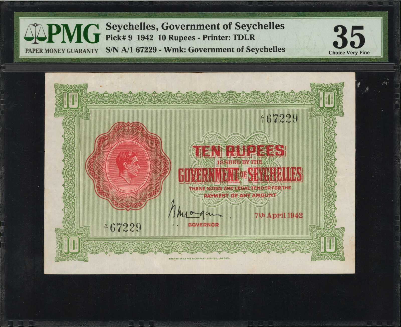 image for: Seychelles  10 rupees(B116a)