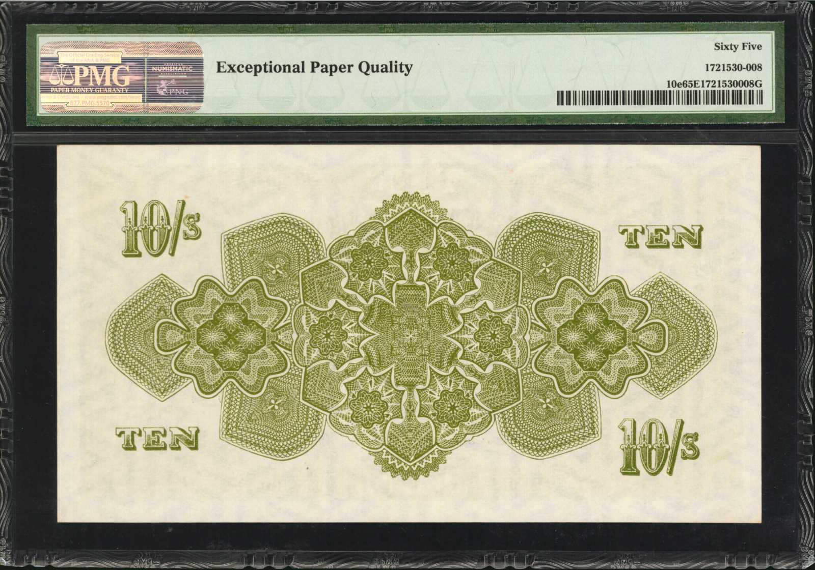 image for: Tonga  10 shillings(B110j)