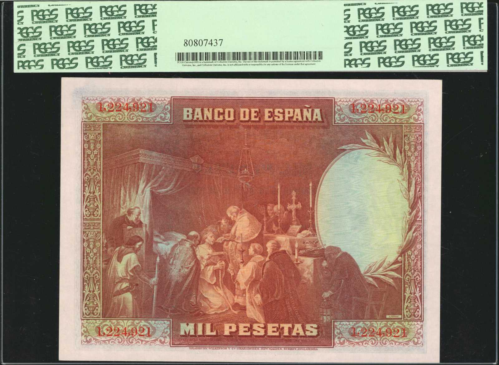 image for: Spain  1,000 pesetas(B522a)