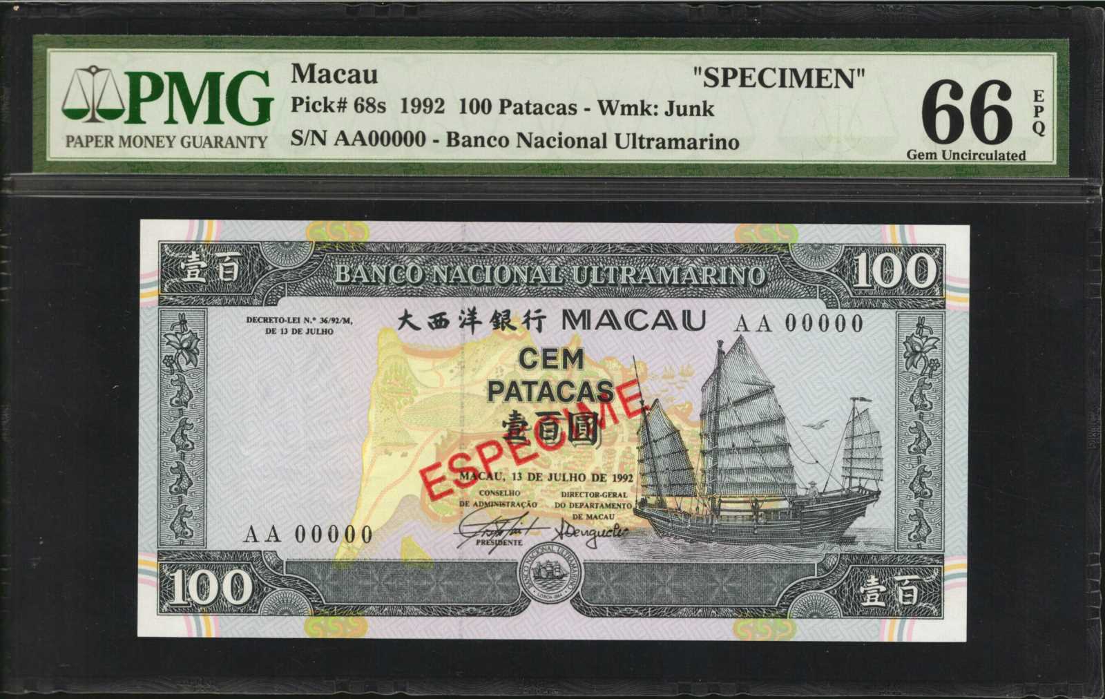 image for: Macau  50 patacas (B063as)