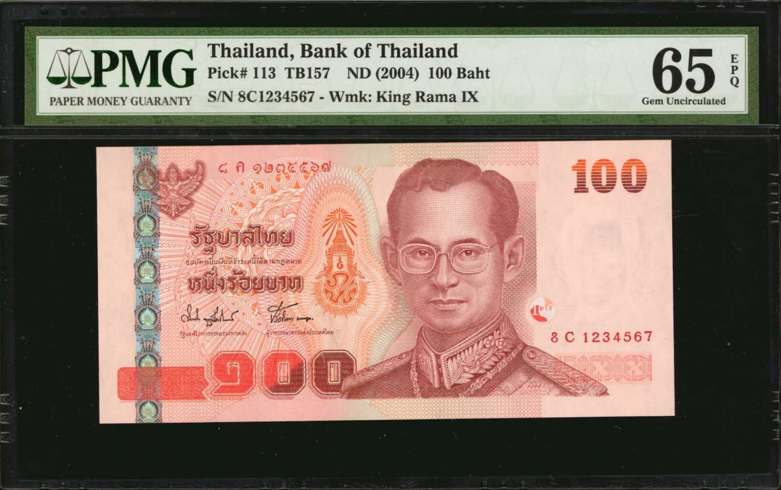 image for: Thailand  100 ??? (baht) (B174a)