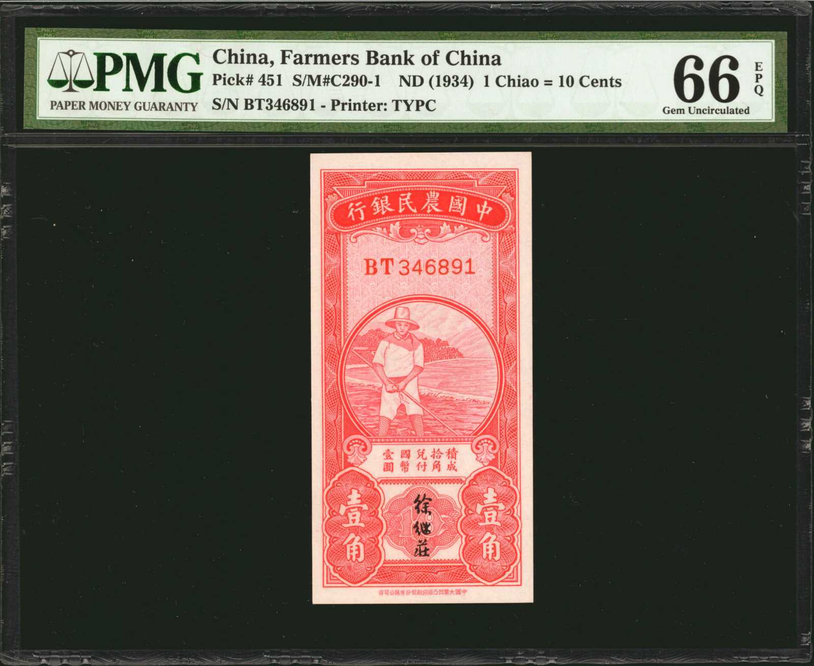 image for: China National Banks  10 cents(B3801a)