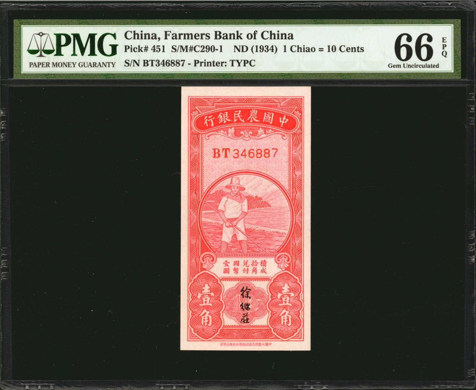 image for: China National Banks  10 cents(B3801b)