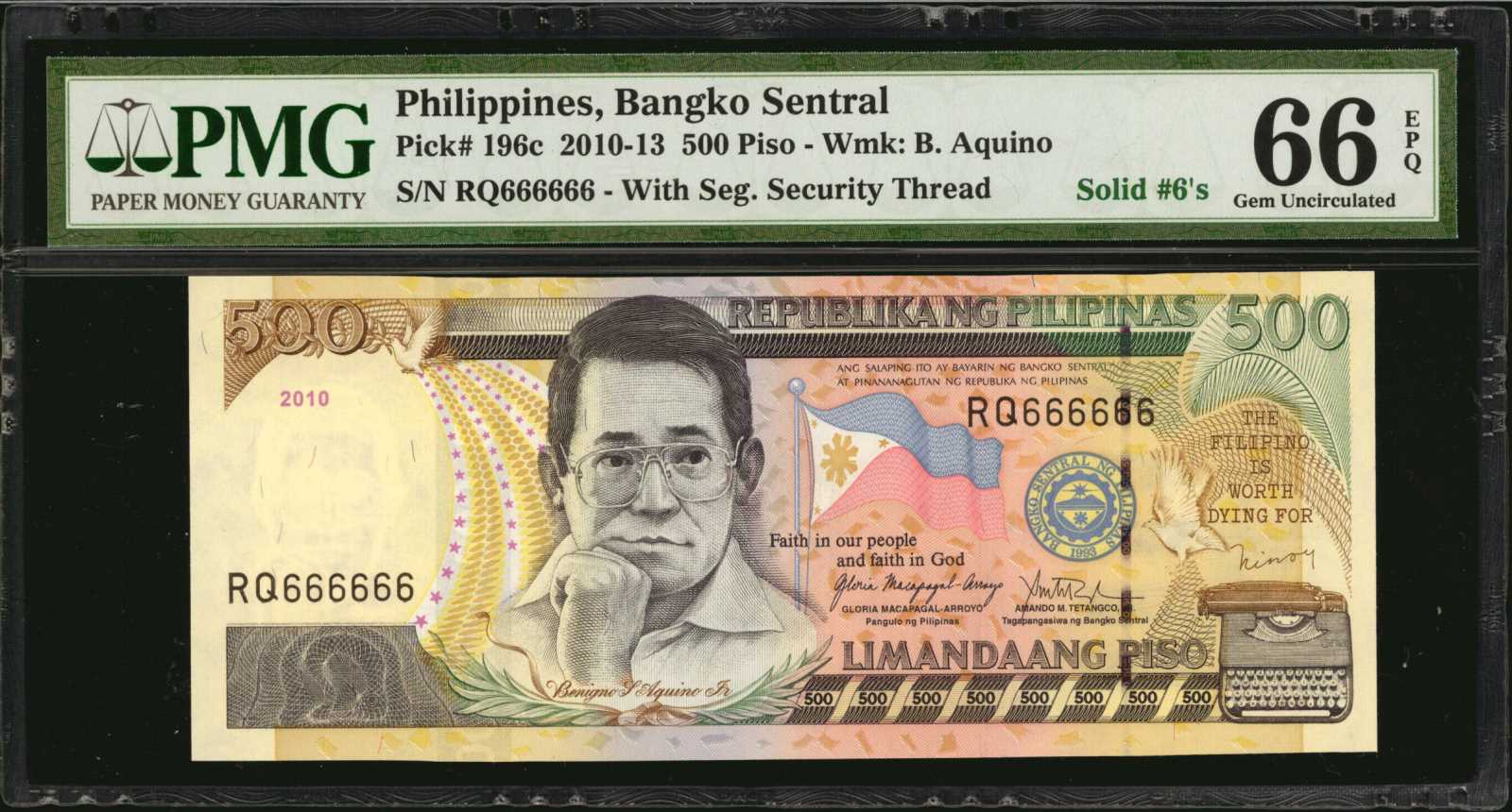 image for: Philippines  500 piso (pesos) (B1049h)
