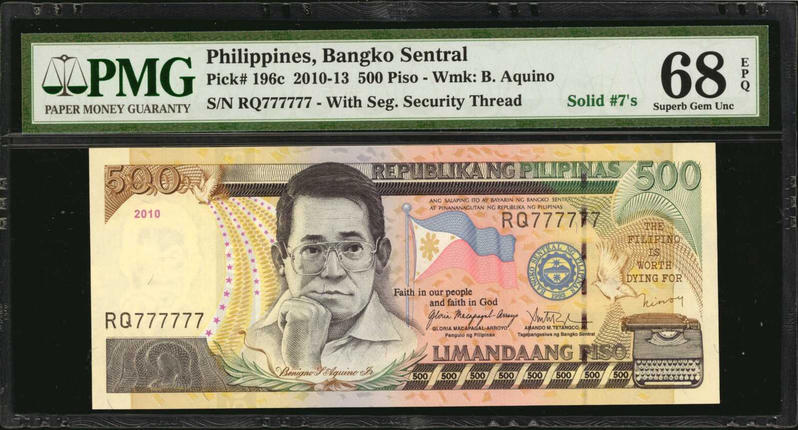 image for: Philippines  500 piso (pesos) (B1049e)