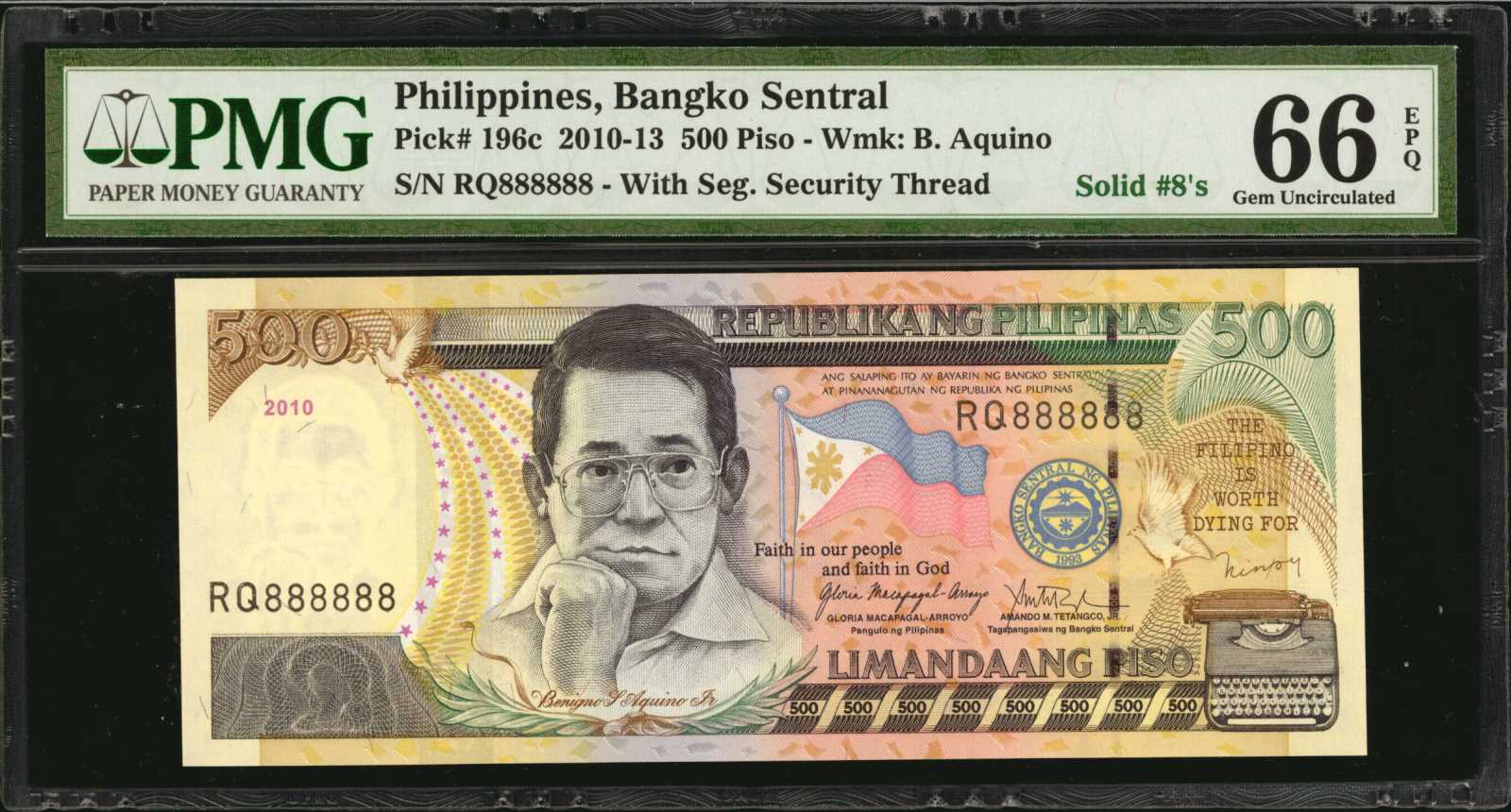 image for: Philippines  500 piso (pesos) (B1049l)