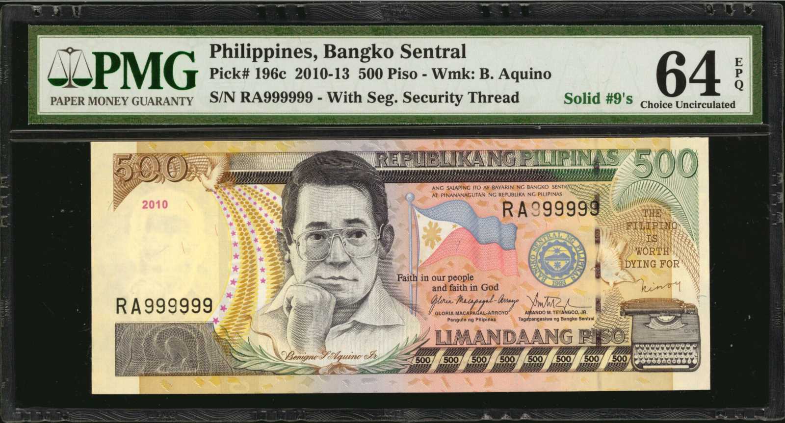 image for: Philippines  500 piso (pesos) (B1049l)