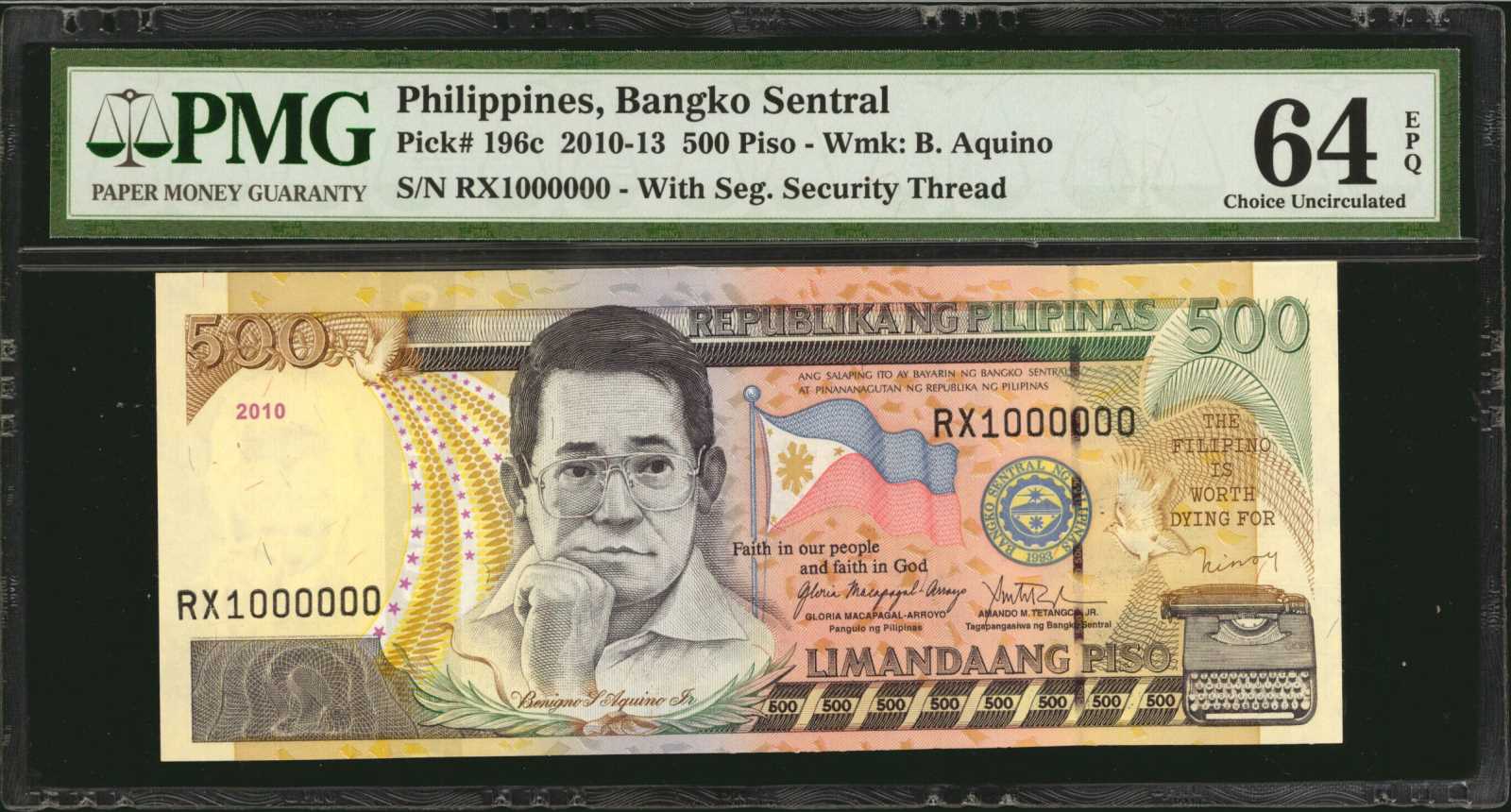 image for: Philippines  500 piso (pesos) (B1049iz)