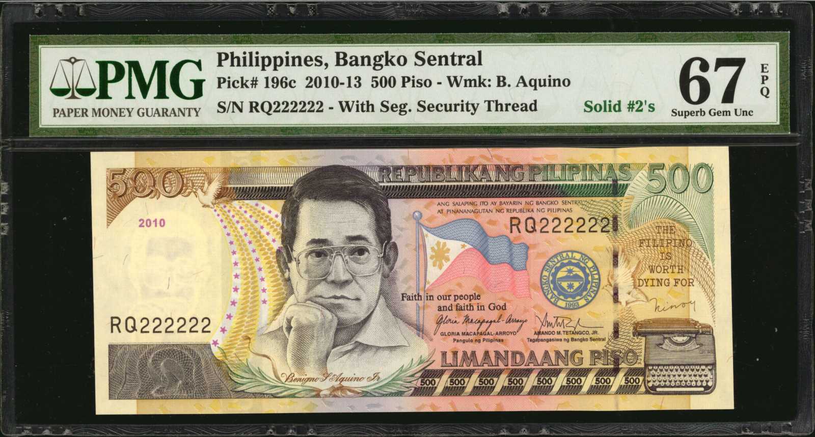 image for: Philippines  500 piso (pesos) (B1049o)