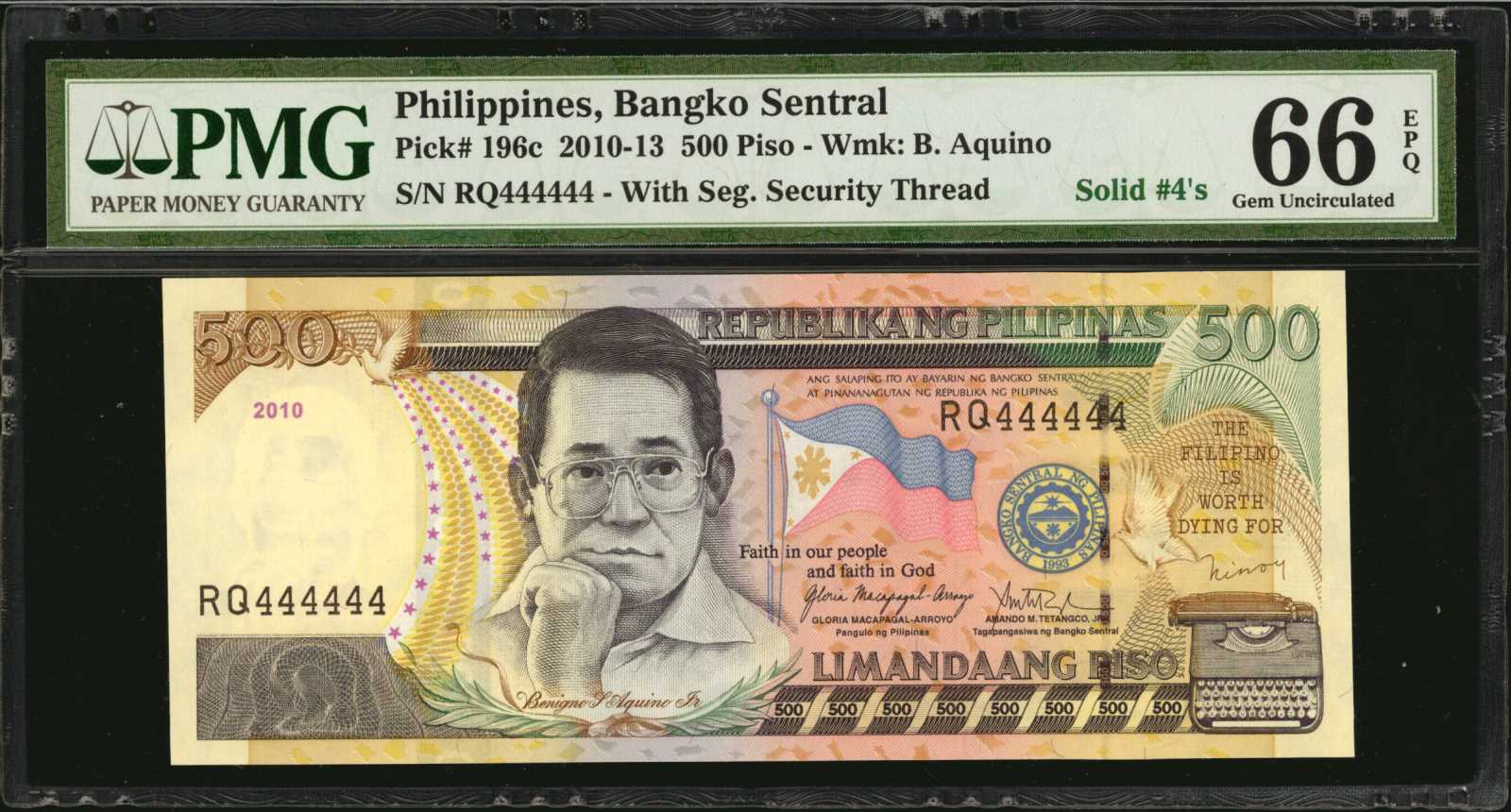 image for: Philippines  500 piso (pesos) (B1049f)