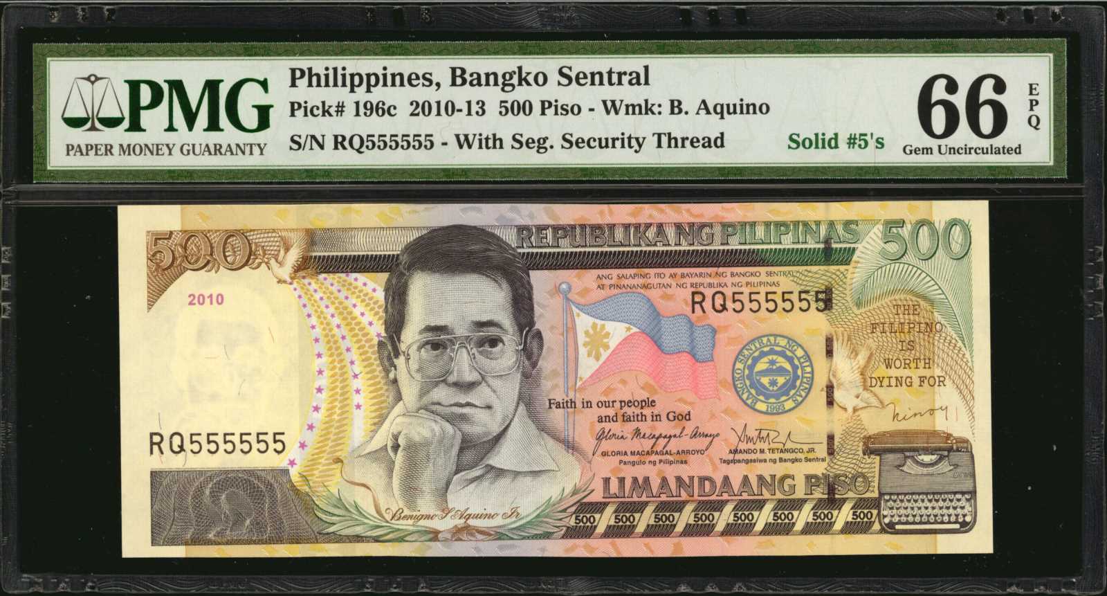 image for: Philippines  500 piso (pesos) (B1049i)