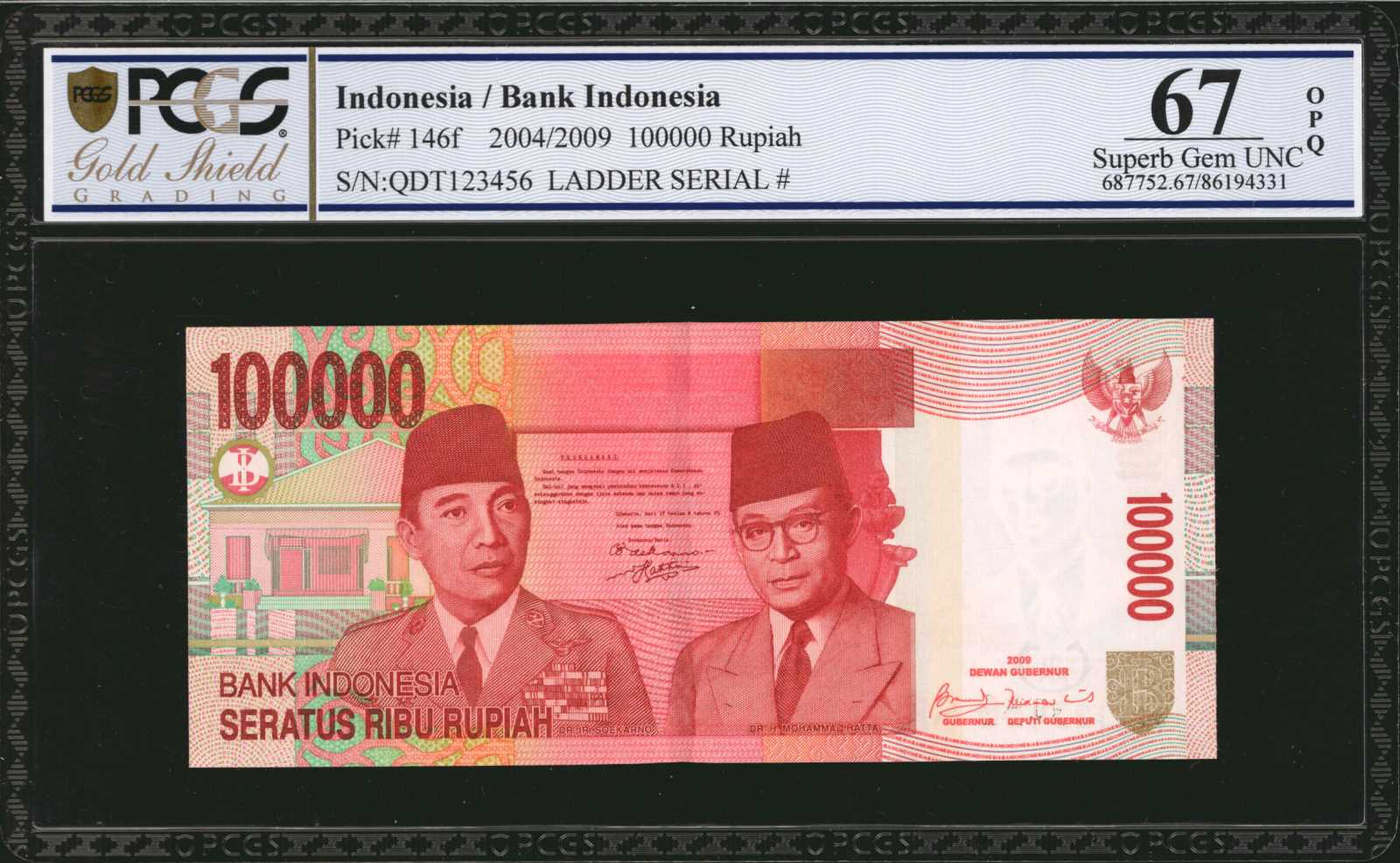 image for: Indonesia  100,000 rupiah (B603c)