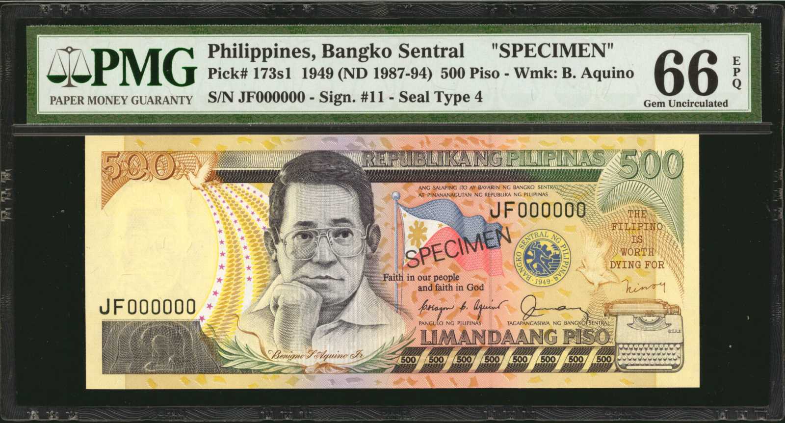 image for: Philippines  5 piso (pesos) (B1027bs)