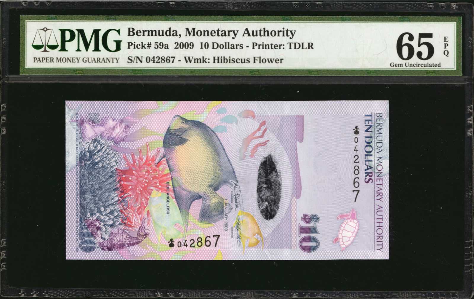 image for: Bermuda  10 dollars (B232z)